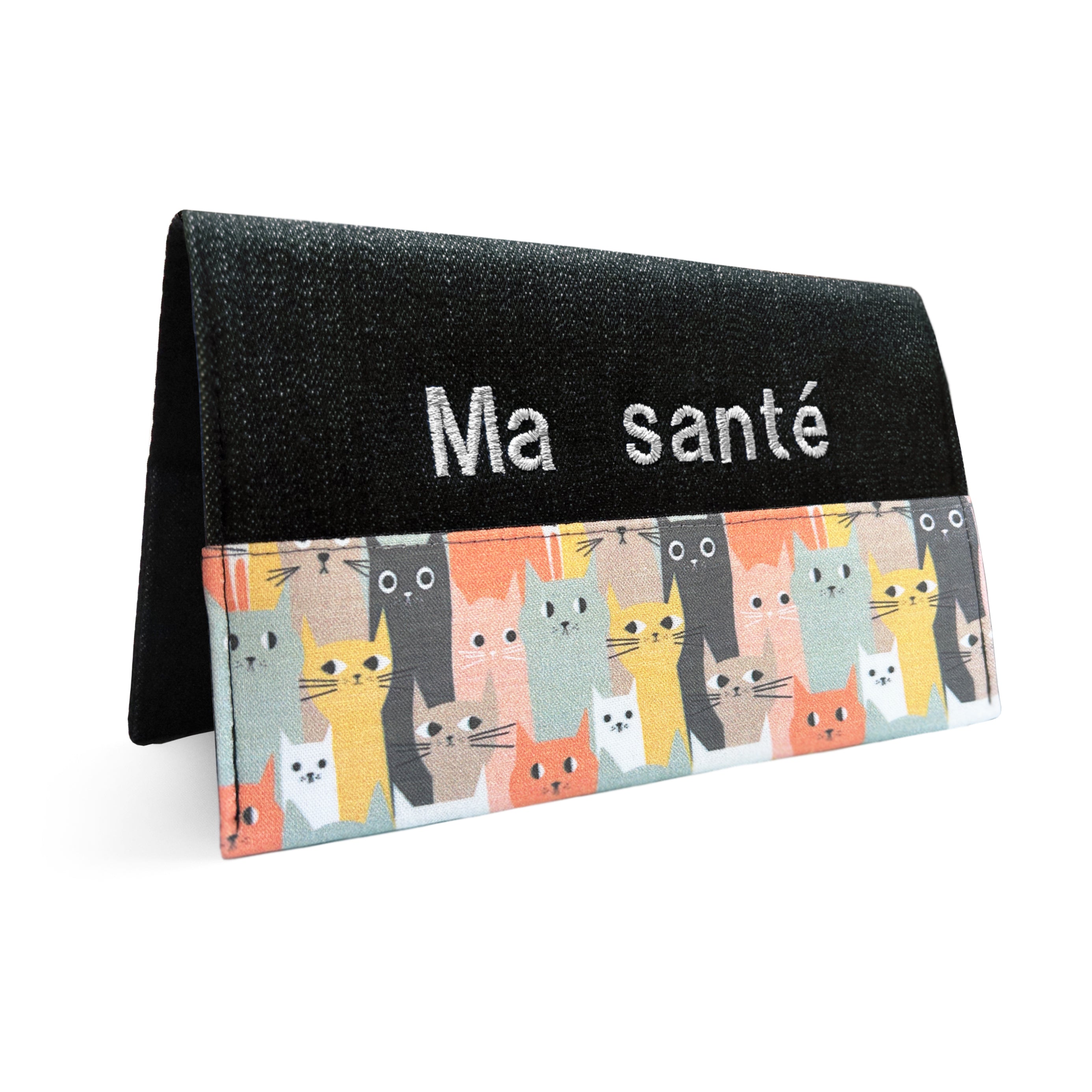 Protège carnet de santé personnalisé Lolikö Chat multi