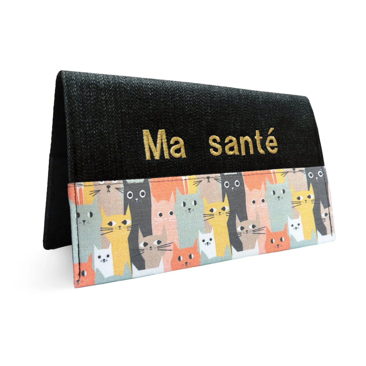 Protège carnet de santé personnalisé Lolikö Chat multi Lolikö