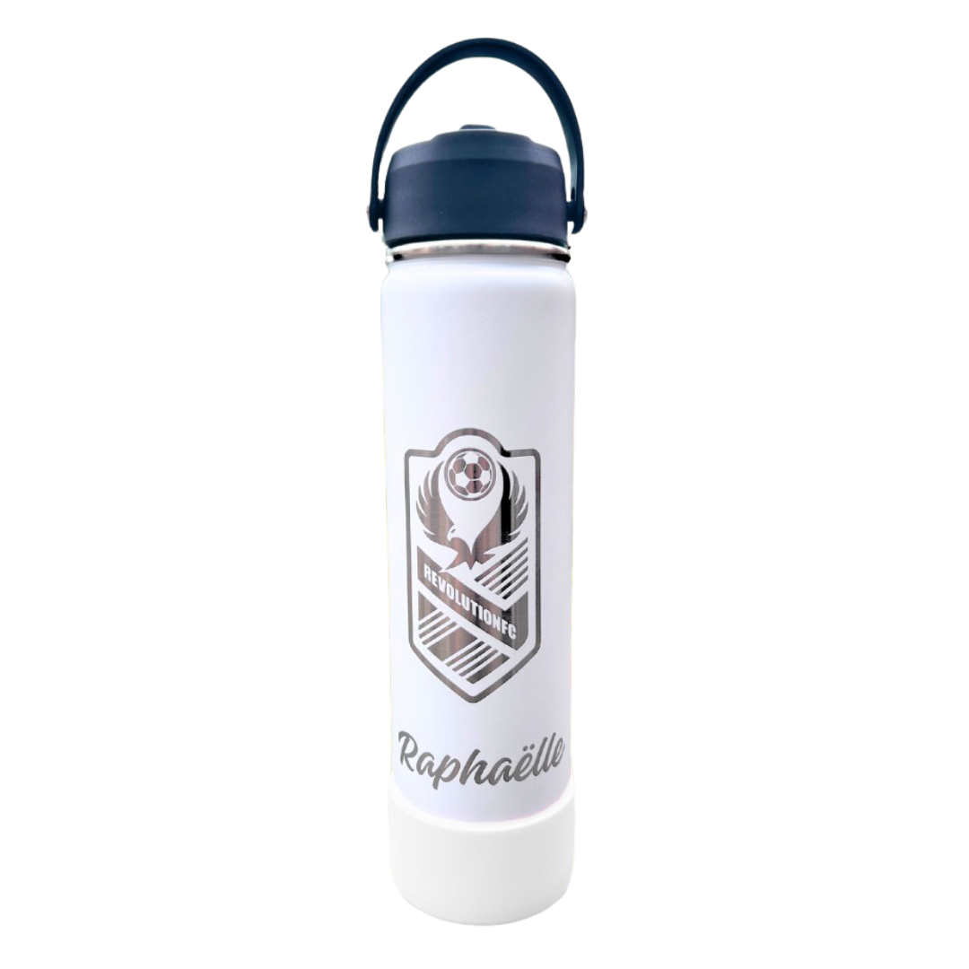 Bouteille d’eau REVOLUTION FC 25oz blanche