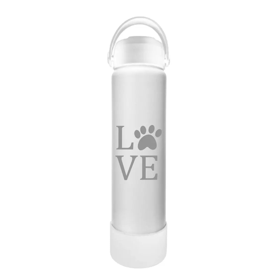 Bouteilles d'eau 25oz blanche Nelly et Cie inc.