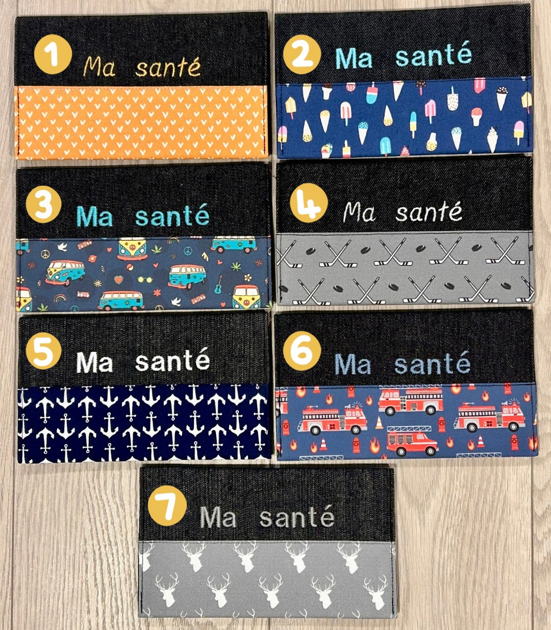 Protège carnet tel quel ma santé garçon