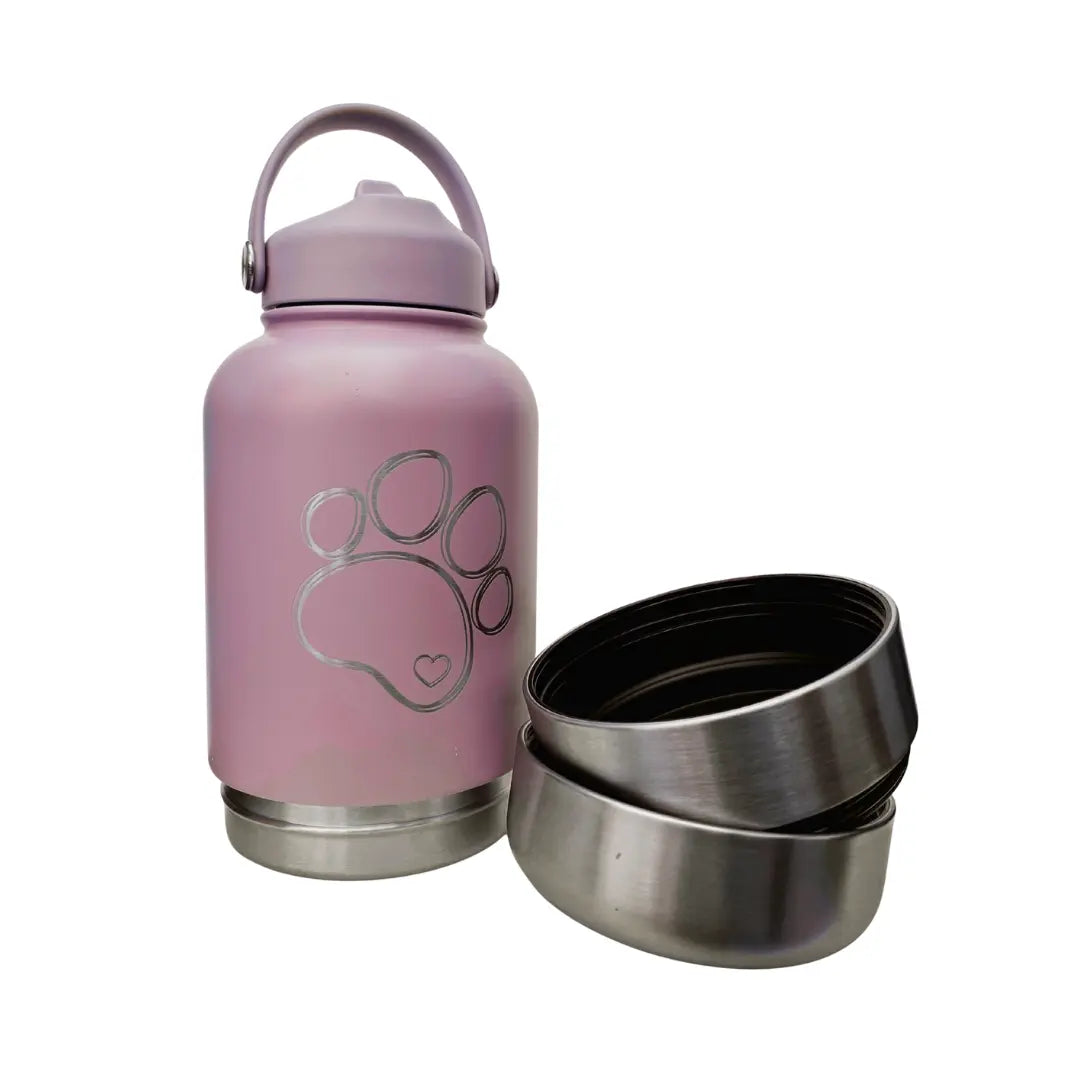Bouteille de voyage Nelly & Cie 3-en-1 rose Nelly et Cie inc.
