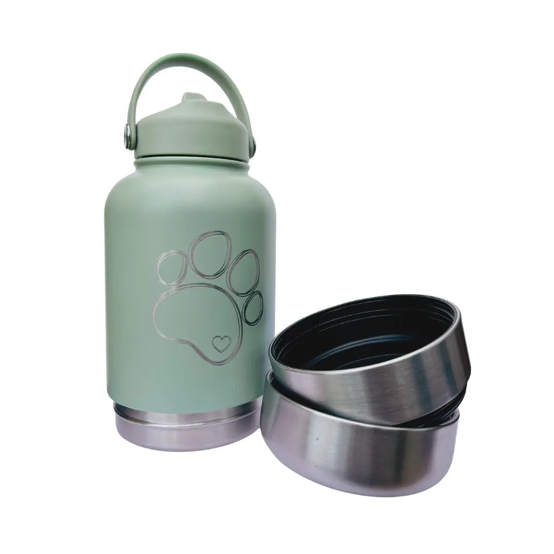 Bouteille de voyage Nelly & Cie 3-en-1 sauge Nelly et Cie inc.