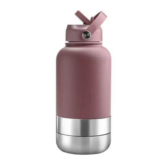 Bouteille de voyage Nelly & Cie 3-en-1 rose Nelly et Cie inc.