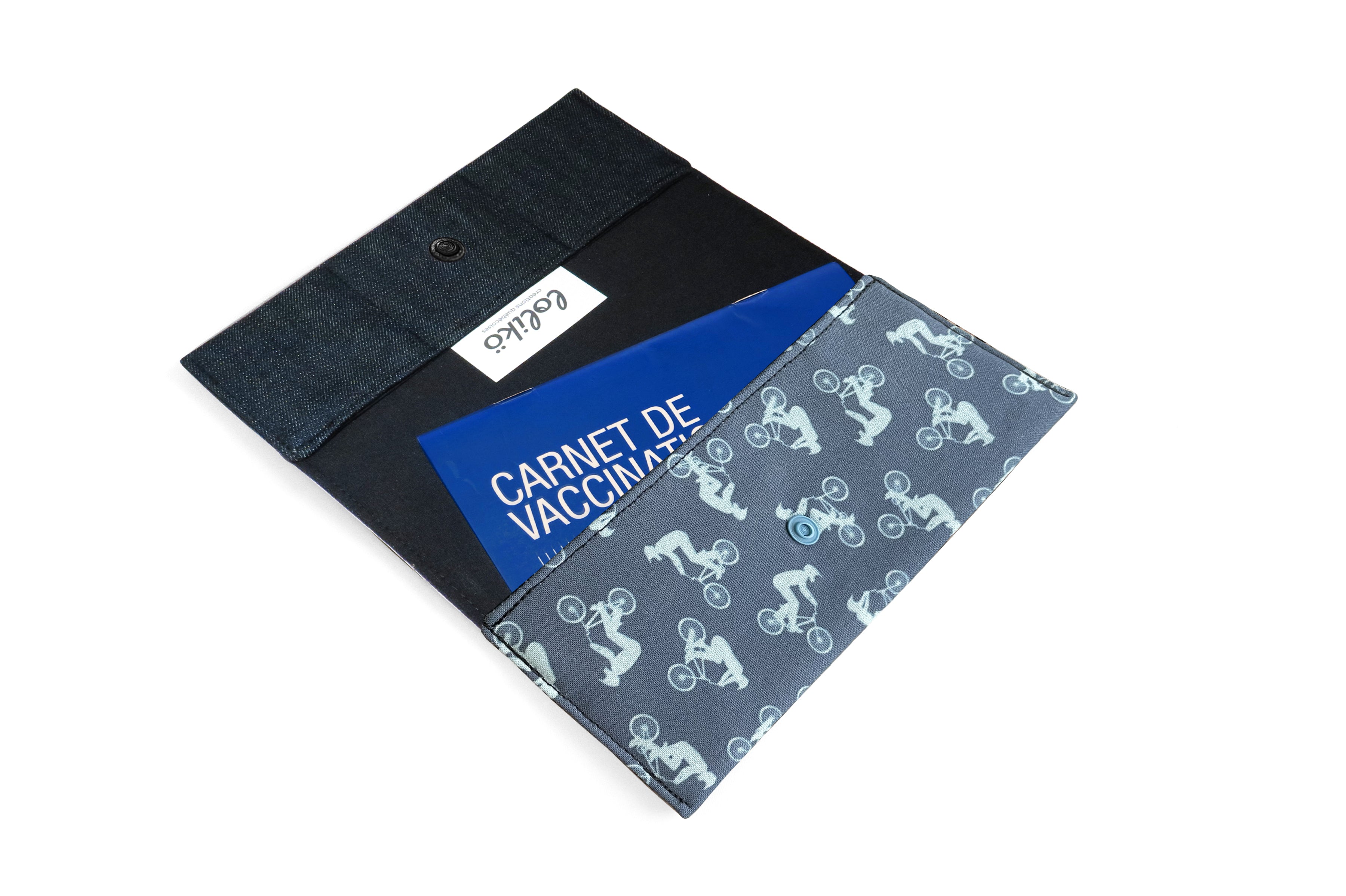 Protège carnet de santé personnalisé Lolikö Motocross