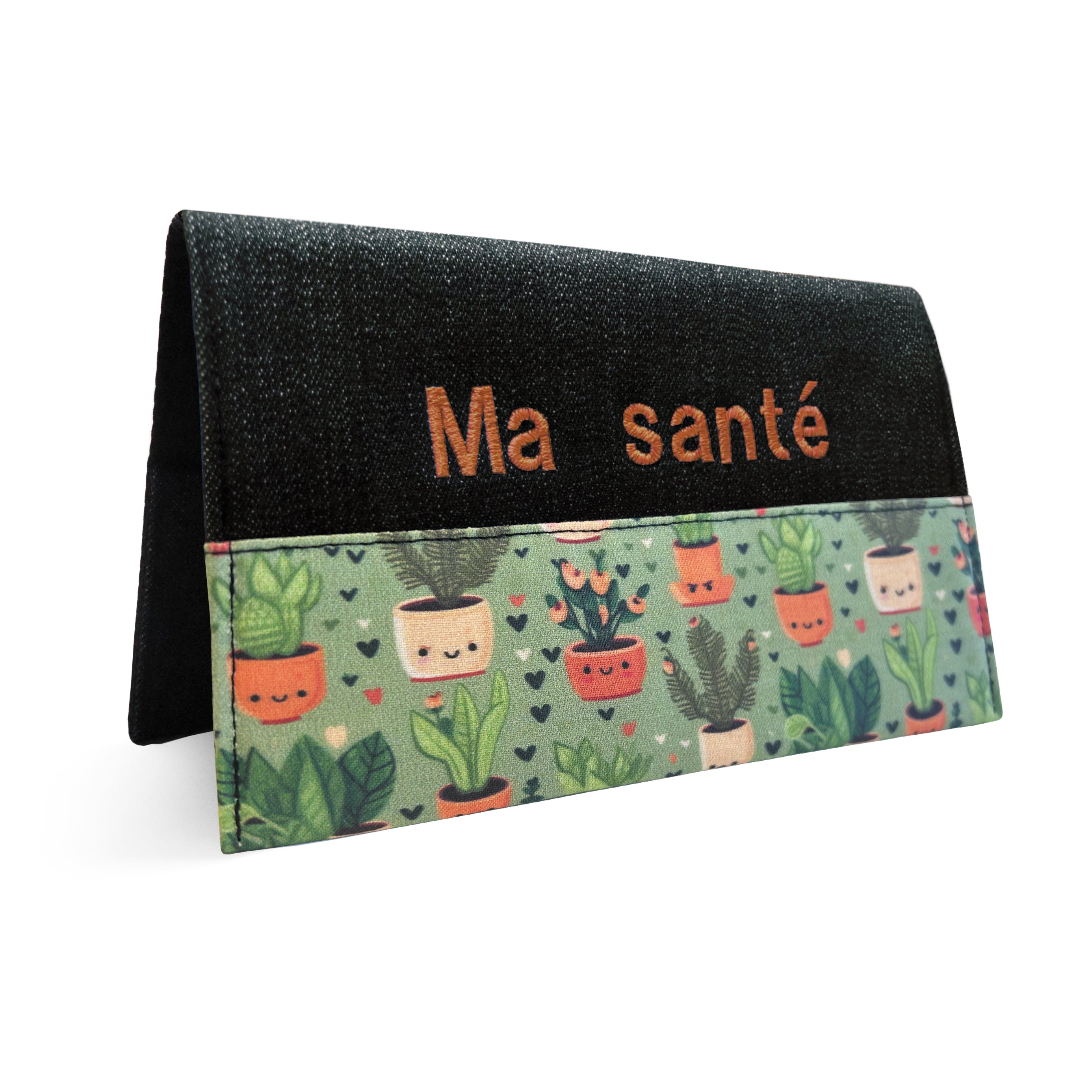 Protège carnet de santé personnalisé Lolikö Plante (Collabo mini biscuit)