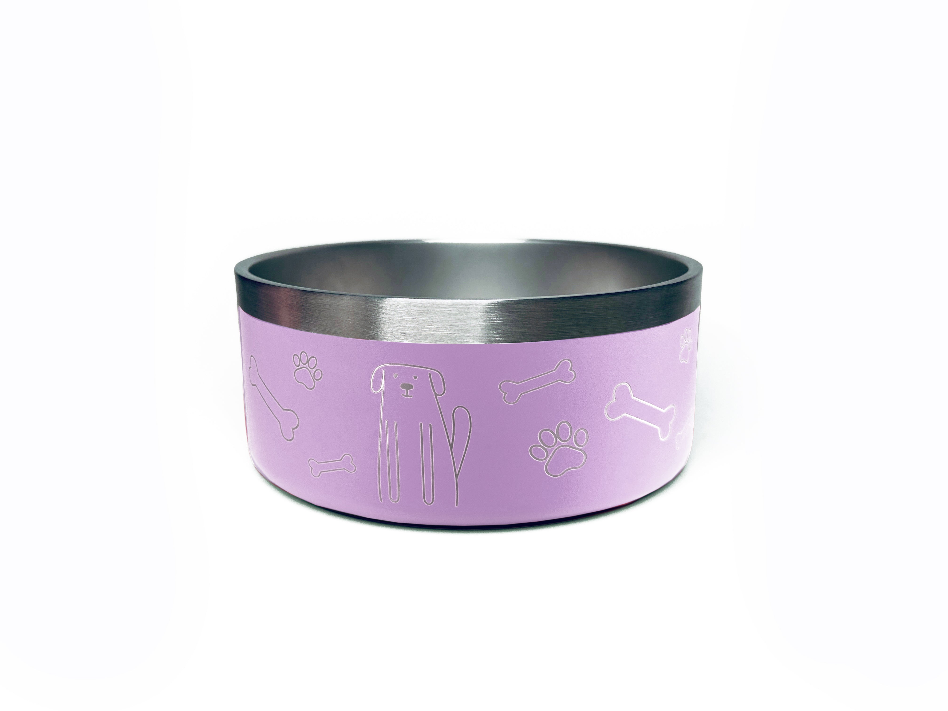 Personalized Pink Bowl