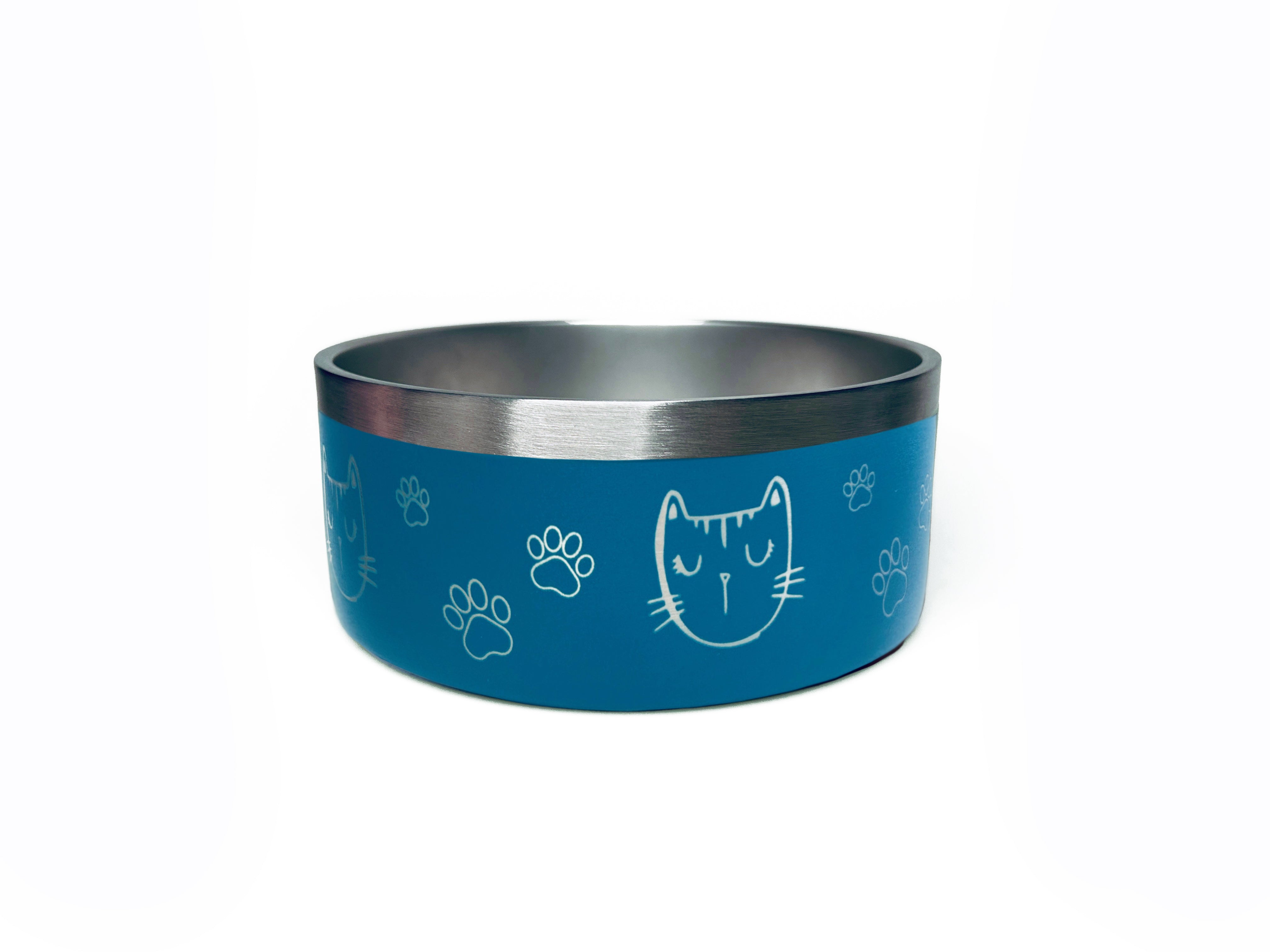 Personalized Teal Bowl