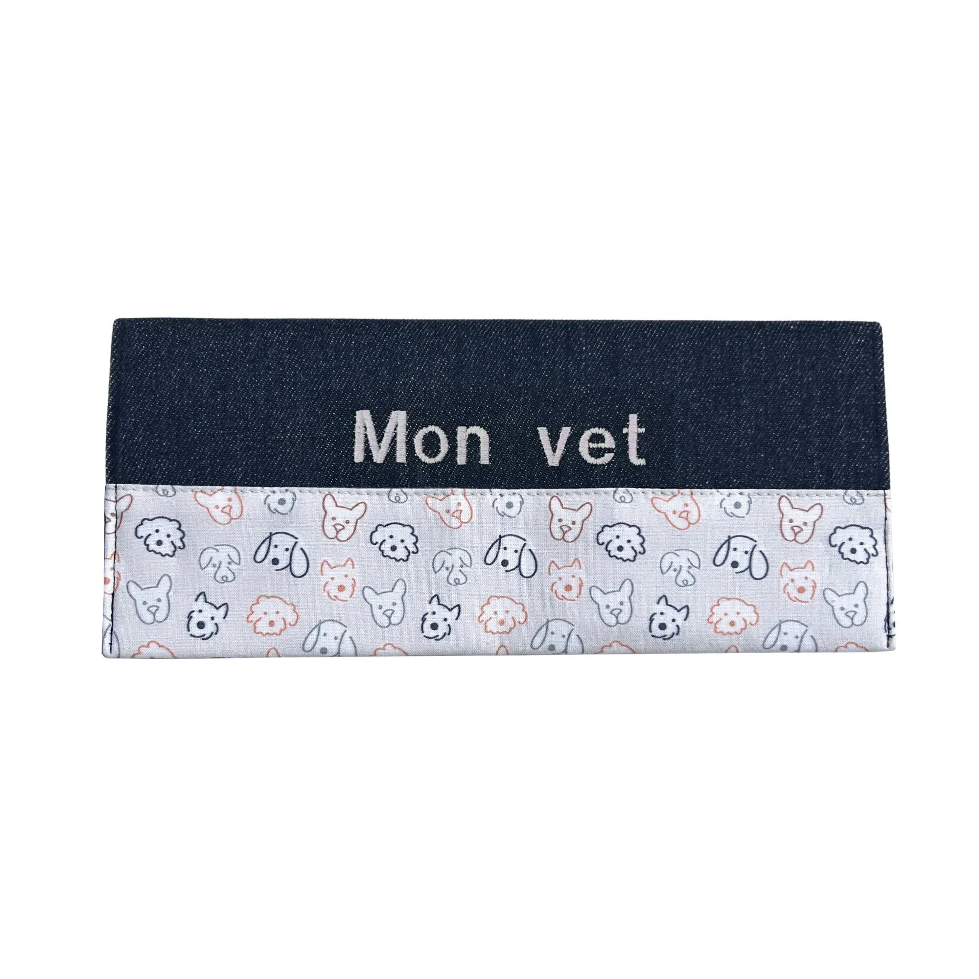 Protège carnet de vaccination Lolikö Tête de chien Nelly et Cie inc.
