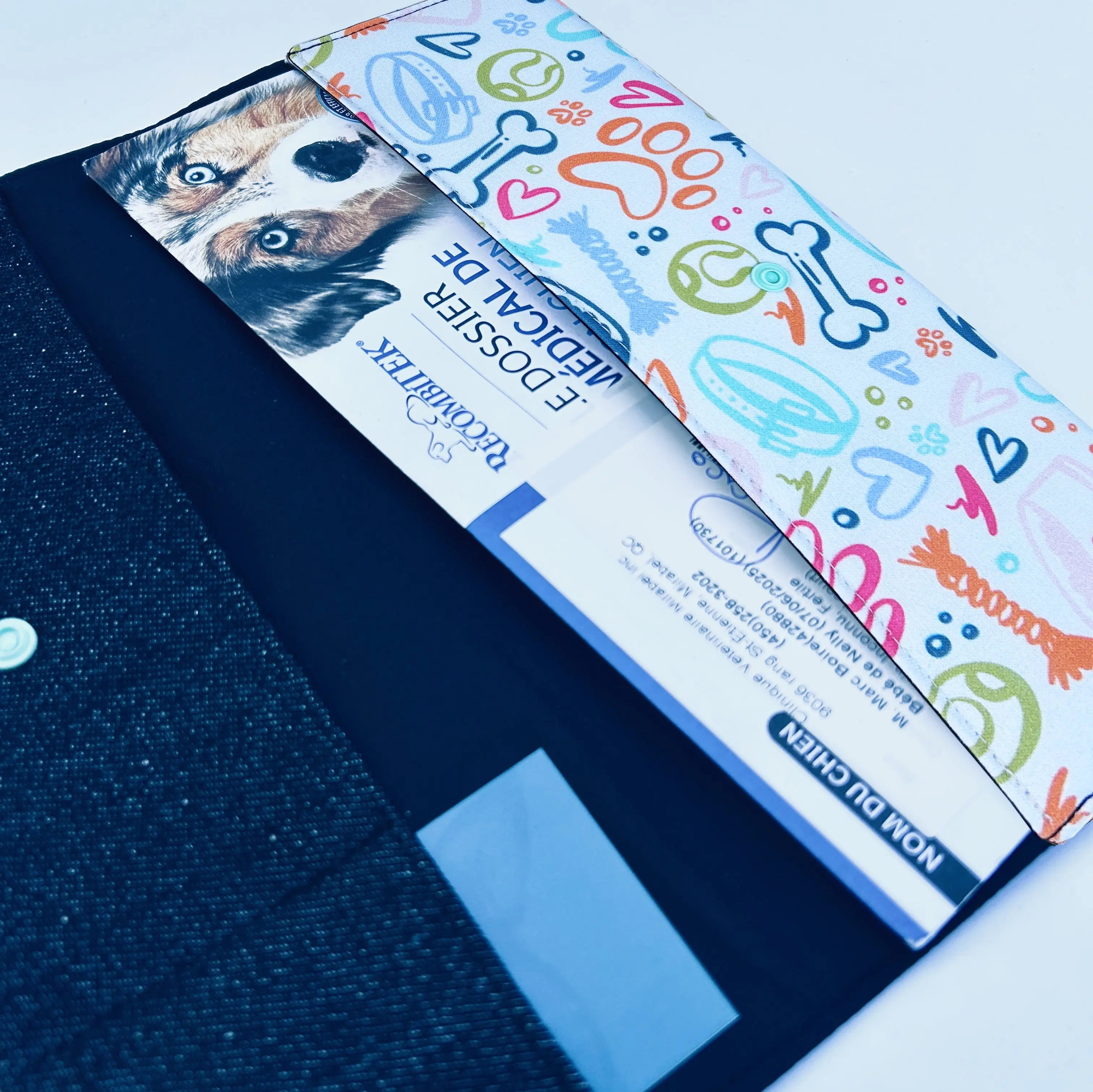 Protège carnet de vaccination Lolikö Accesoires chien Nelly et Cie inc.
