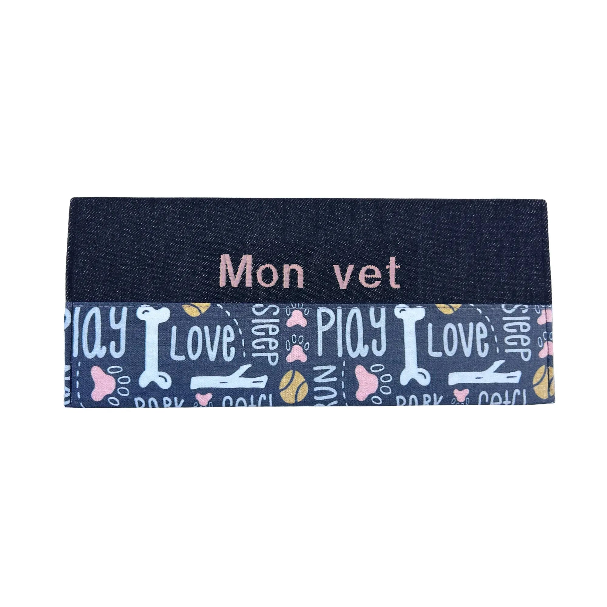 Protège carnet de vaccination Lolikö Love rose Nelly et Cie inc.