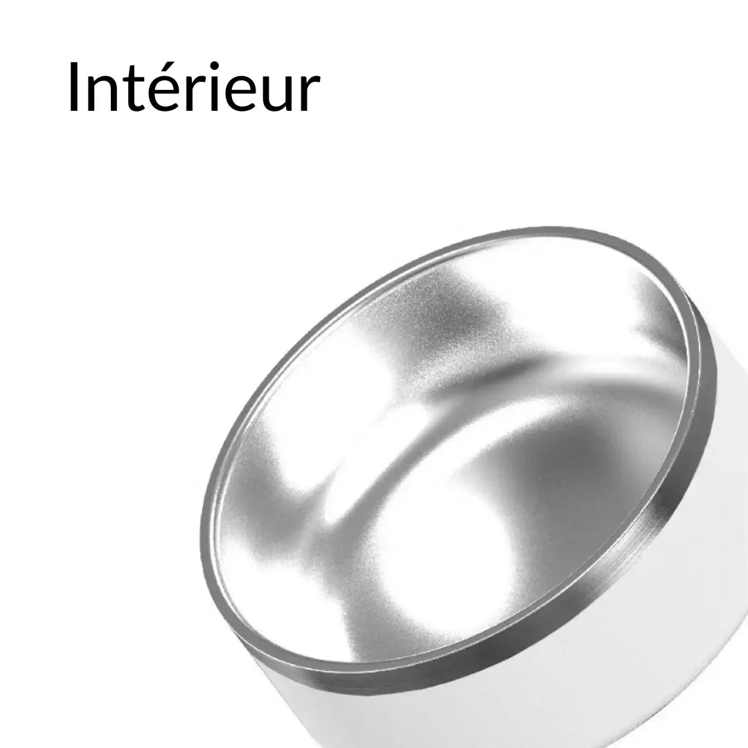 Gamelle personnalisée pour chien et chat noire Nelly et Cie inc.