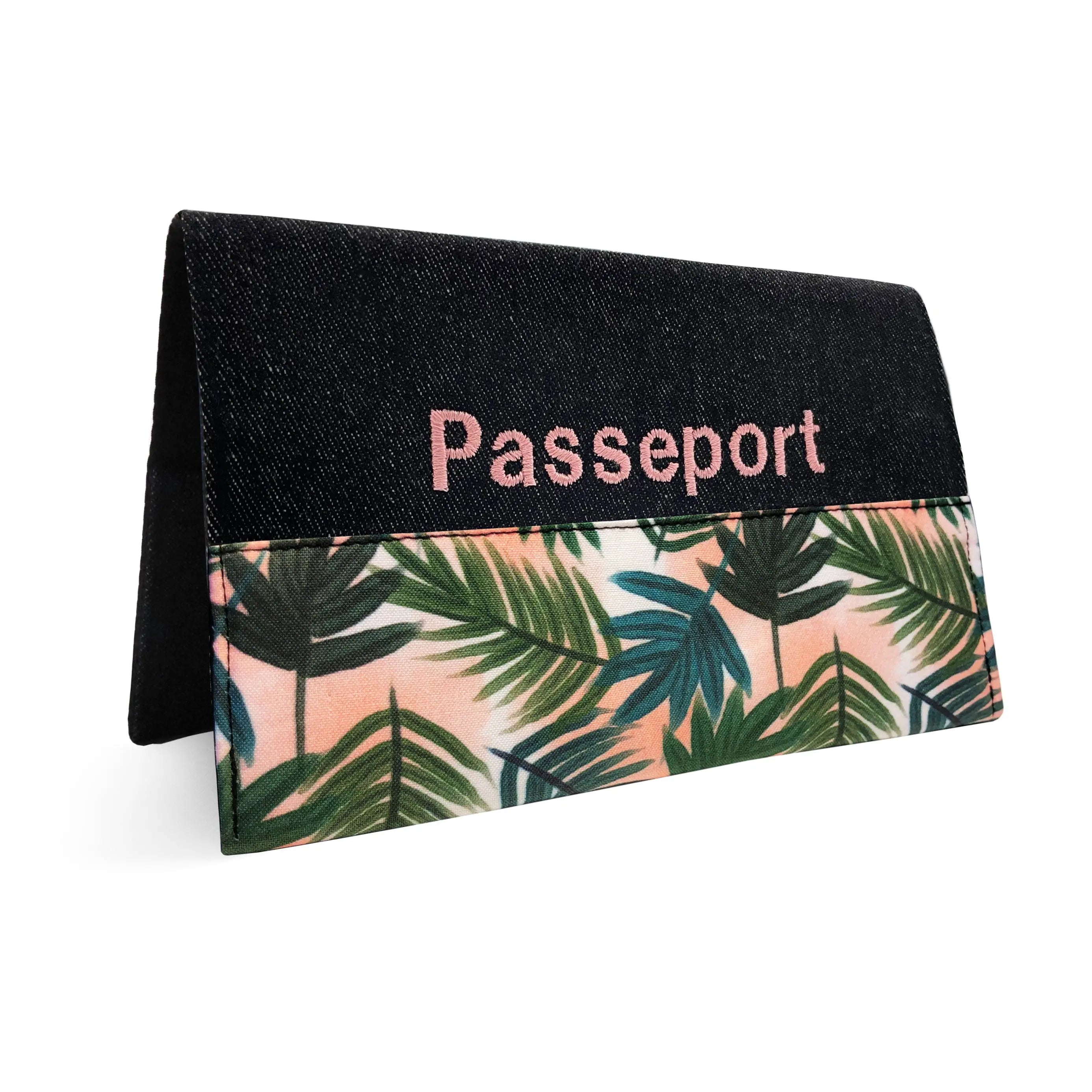 Protège passeport personnalisé Lolikö Palmier Lolikö