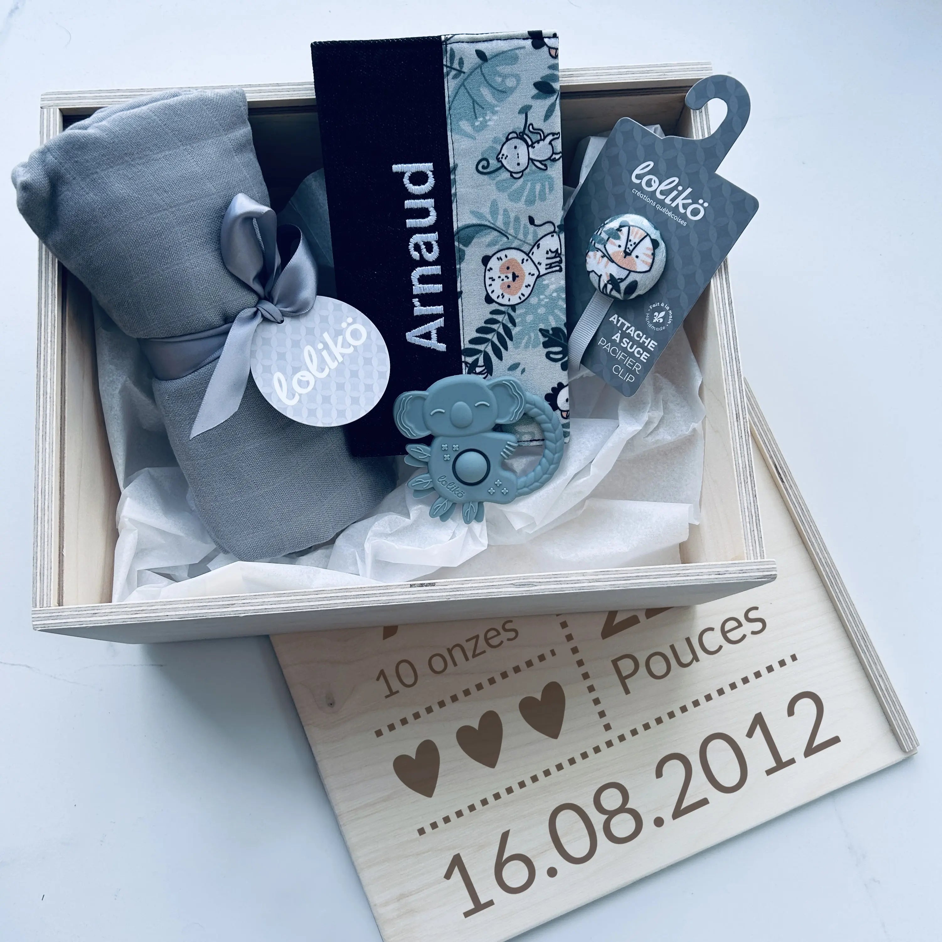 Créer ton ensemble cadeau personnalisée Lolikö