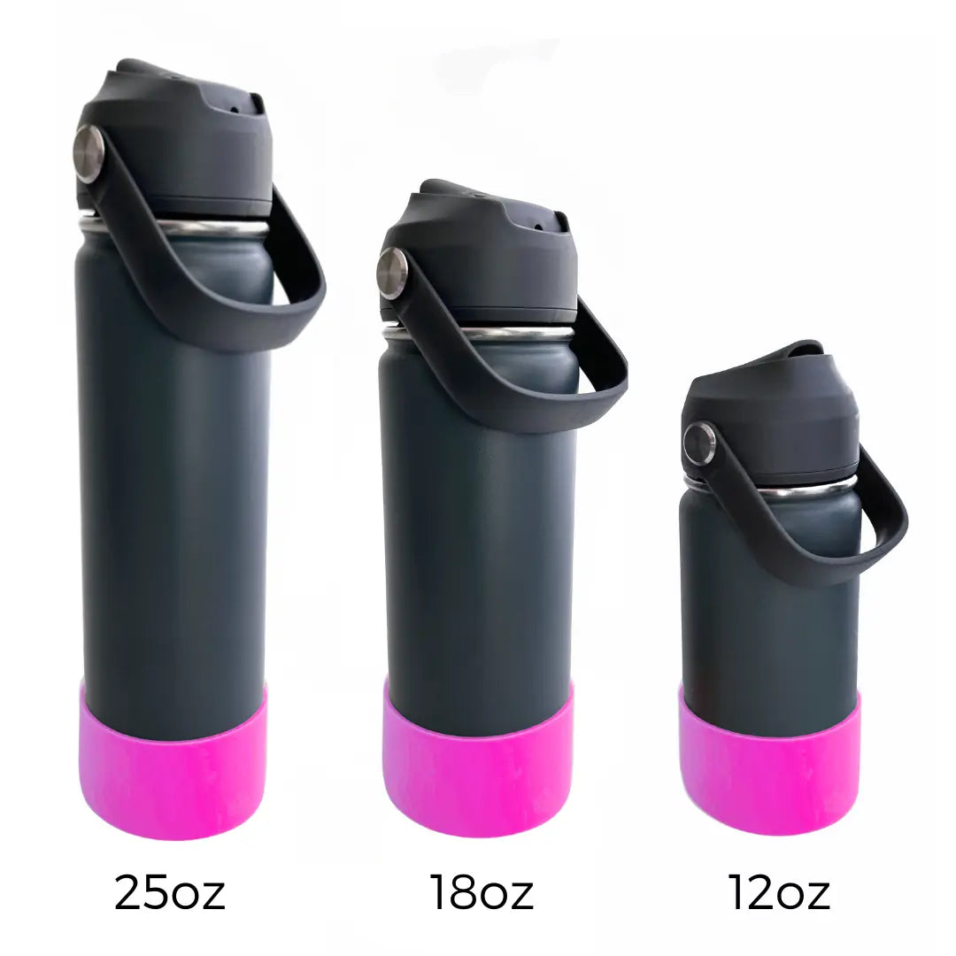 Bouteille d'eau personnalisée fushia Lolikö