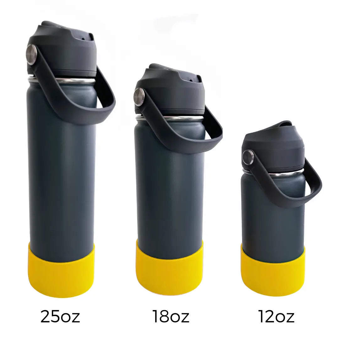 Bouteille d'eau personnalisée jaune Lolikö