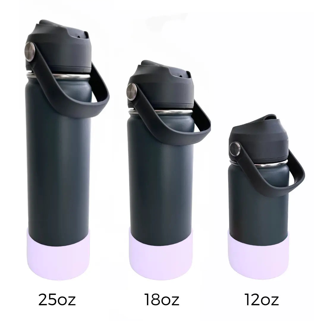 Bouteille d'eau personnalisée lilas pâle Lolikö