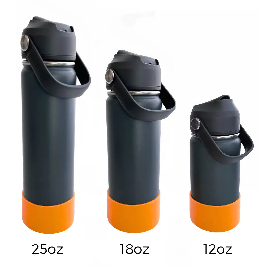 Bouteille d'eau personnalisée orange Lolikö