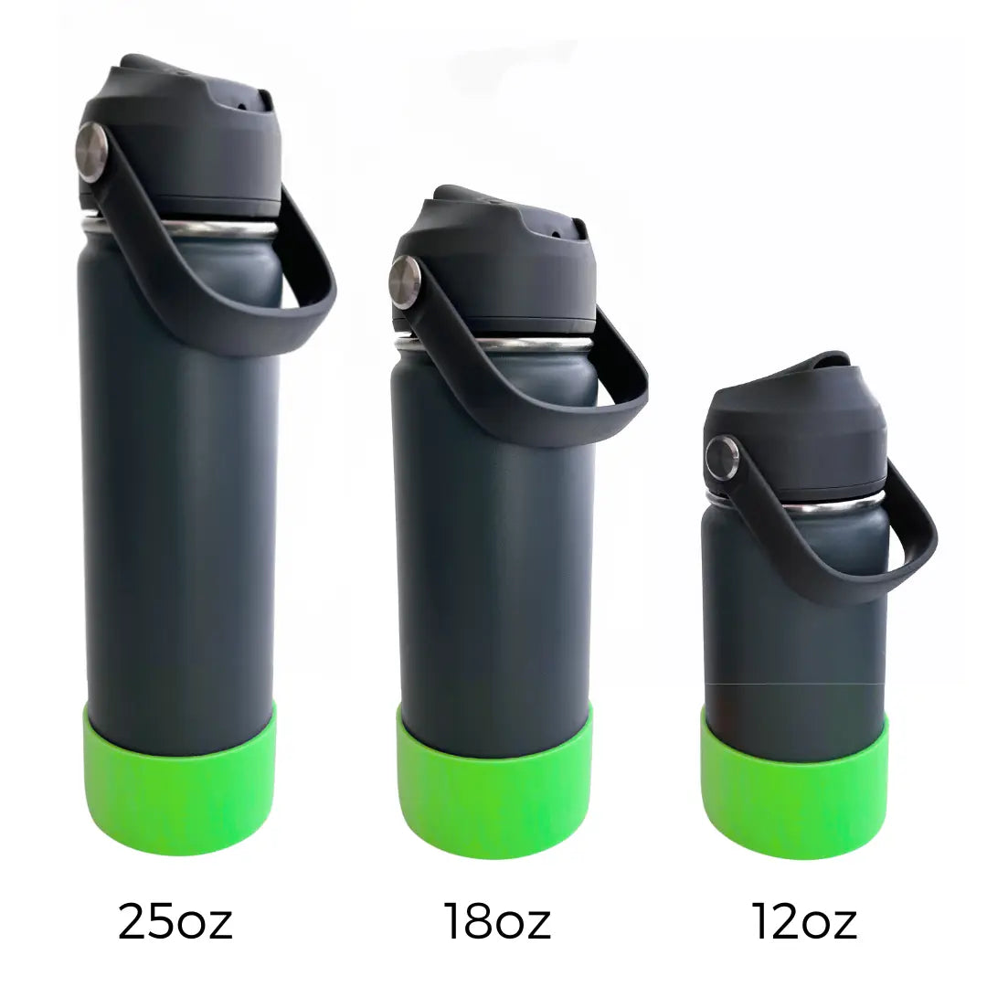 Bouteille d'eau personnalisée verte Lolikö