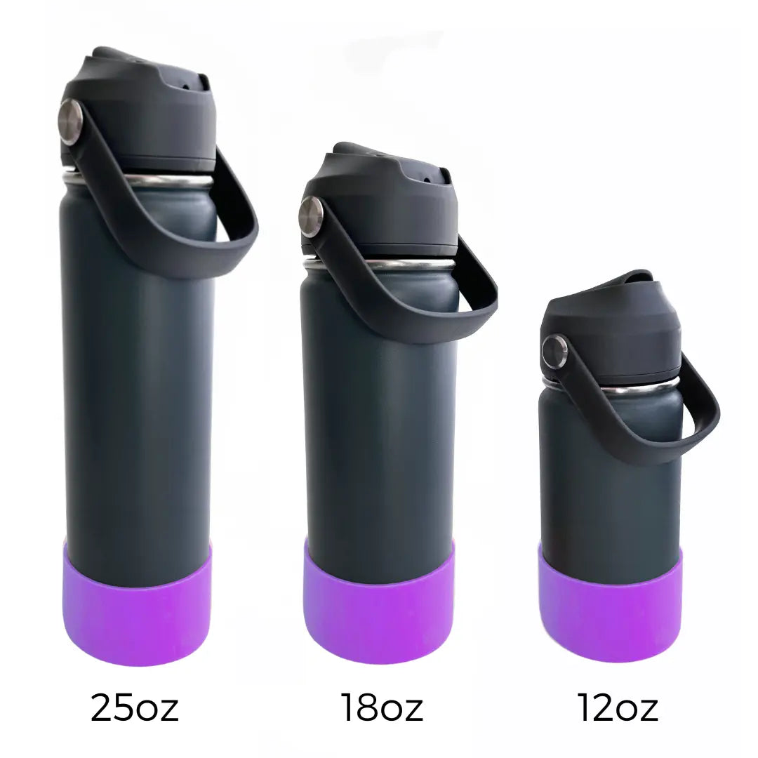 Bouteille d'eau personnalisée violette Lolikö