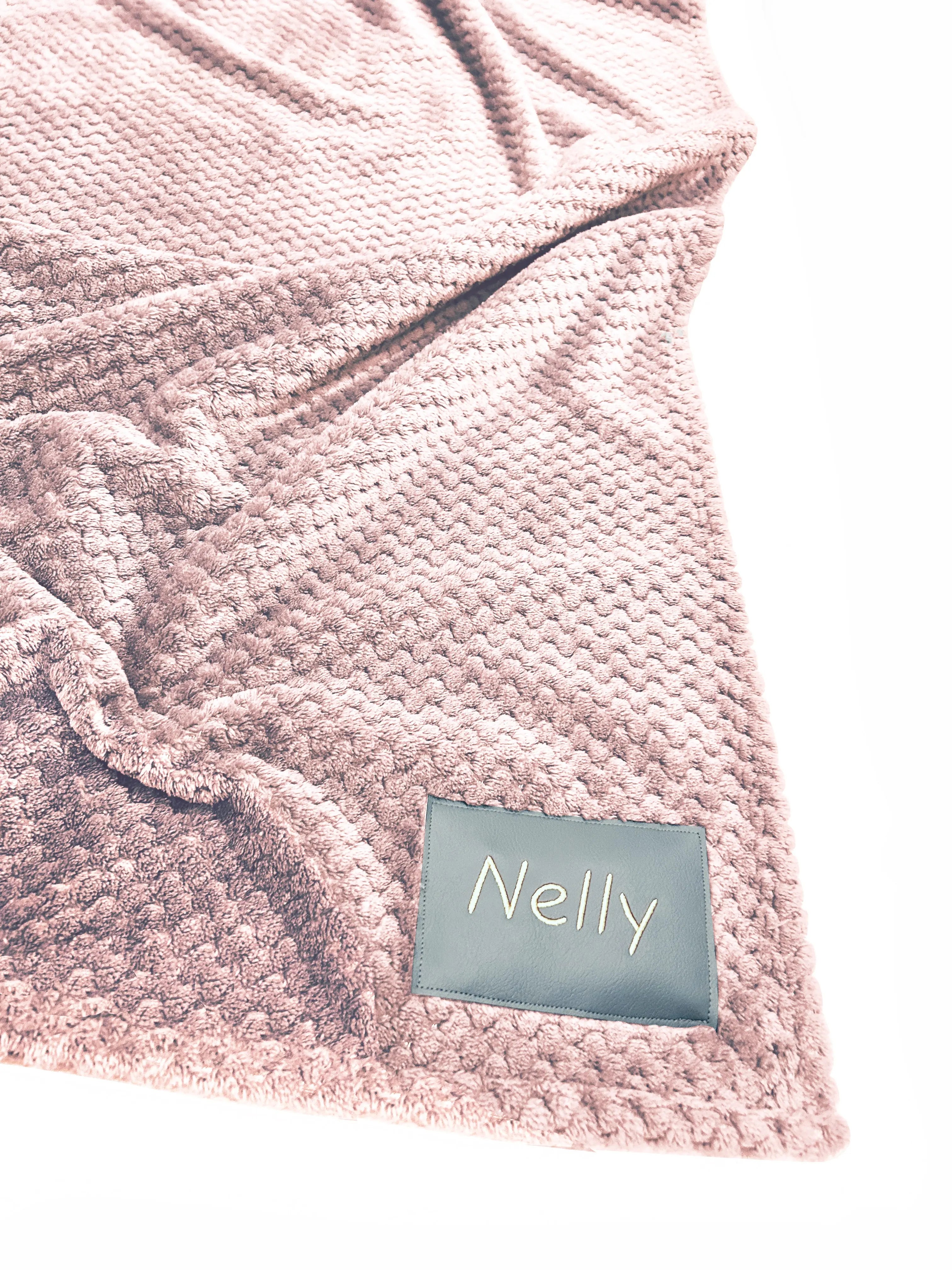 Couverture rose personnalisée pour bébé Lolikö