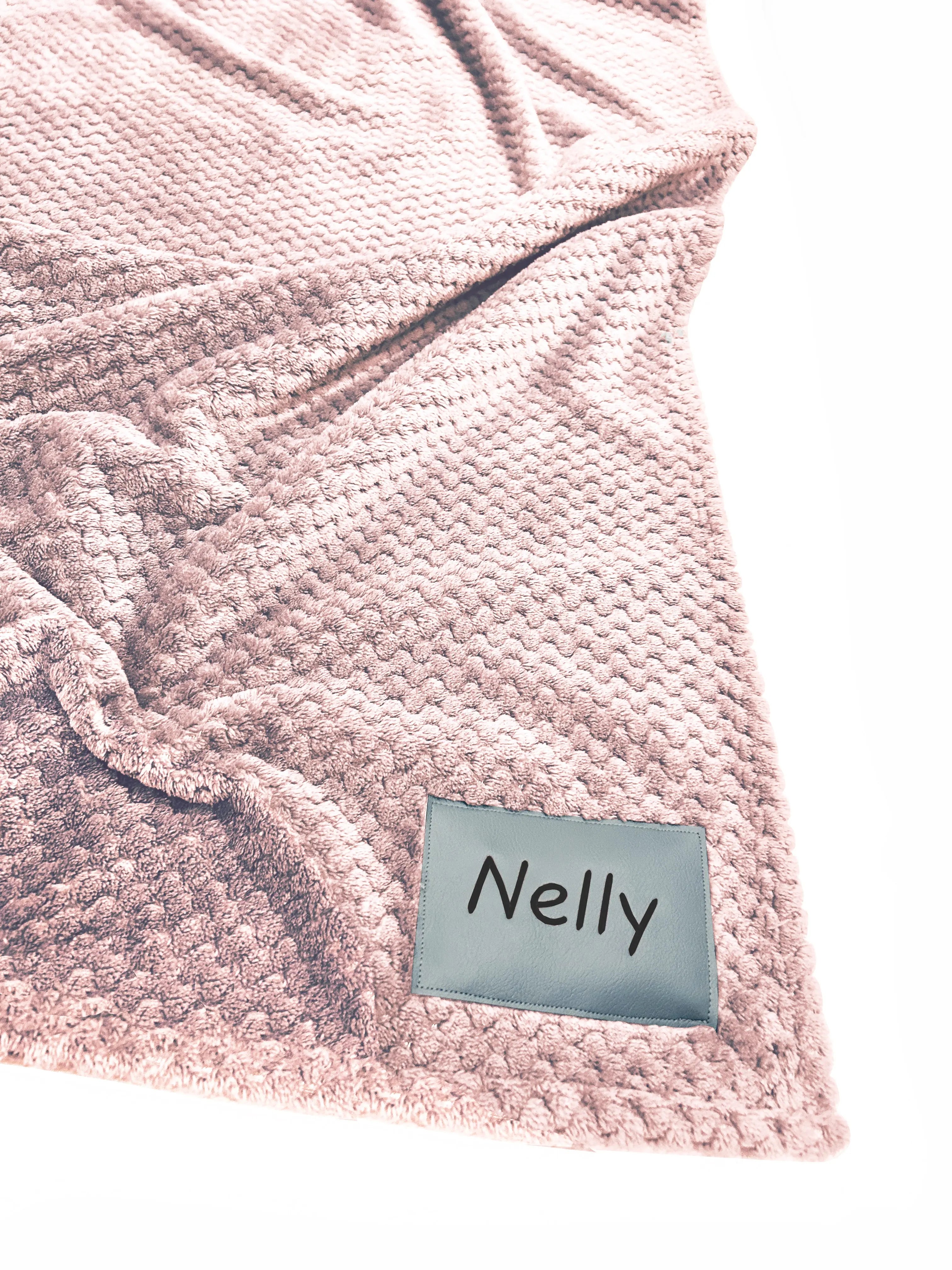 Couverture rose personnalisée pour bébé Lolikö