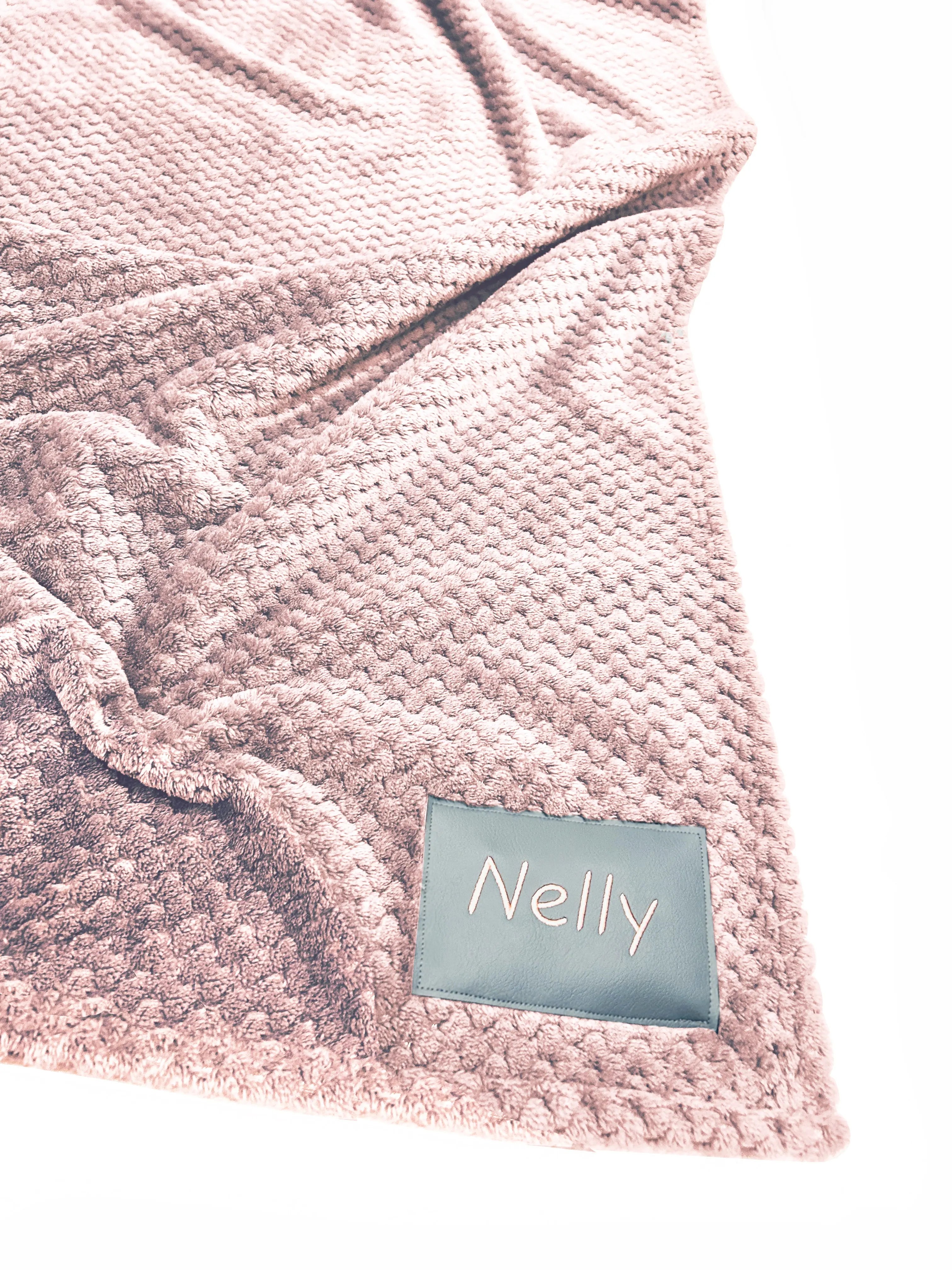 Couverture rose personnalisée pour bébé Lolikö