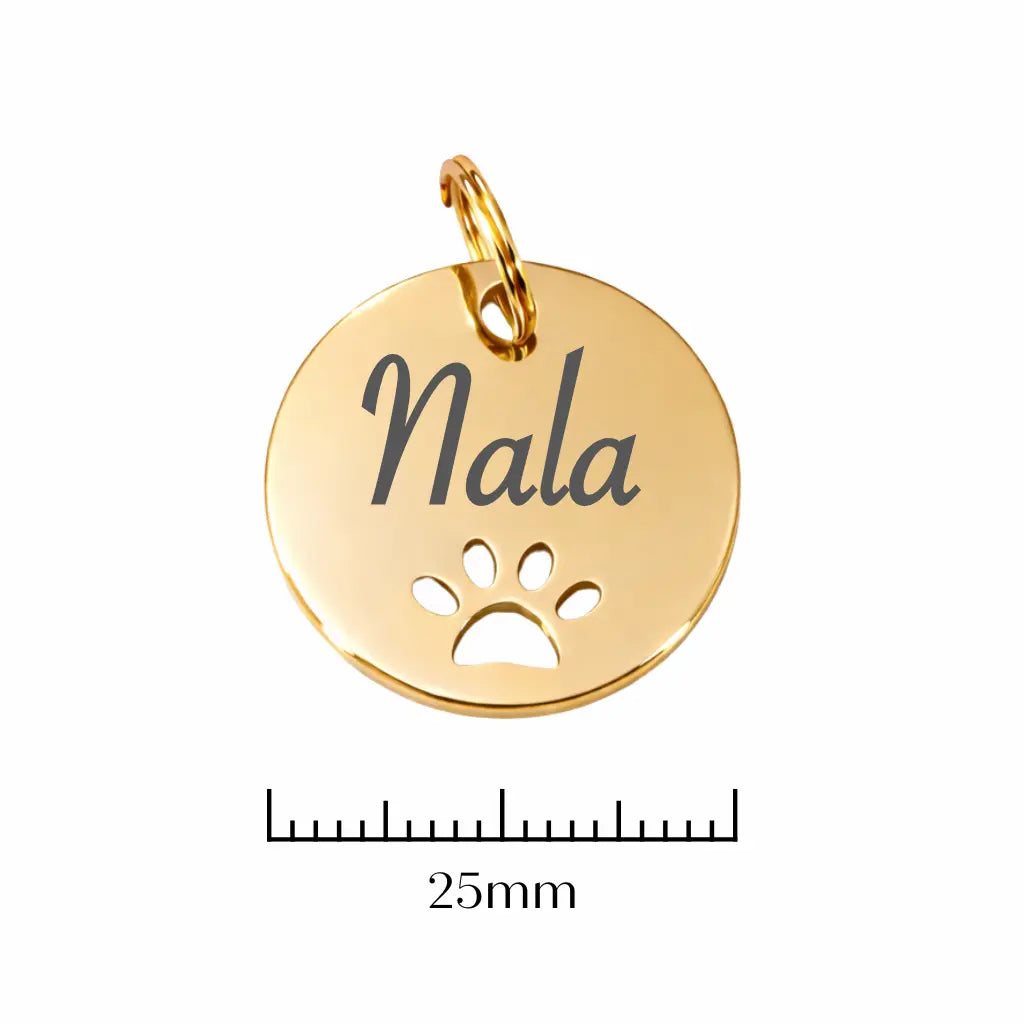 Médaille ronde personnalisée Nelly et Cie inc.