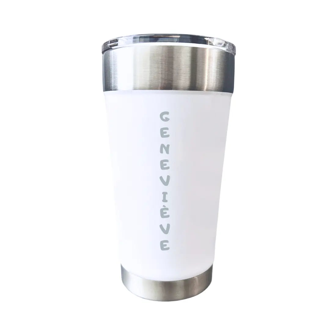 Tasse à café blanche personnalisée 16oz Lolikö
