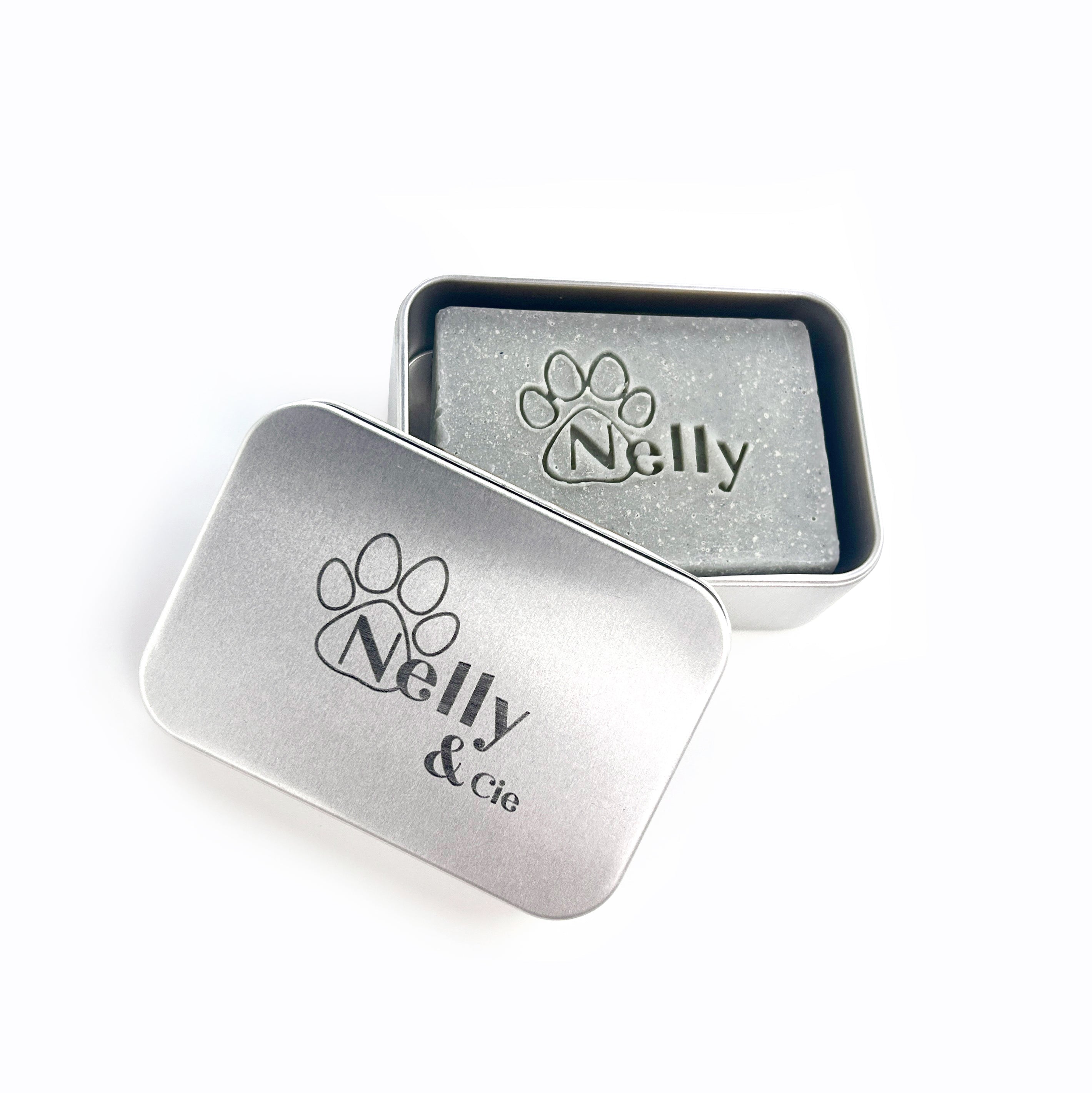 Shampoing en barre bleu