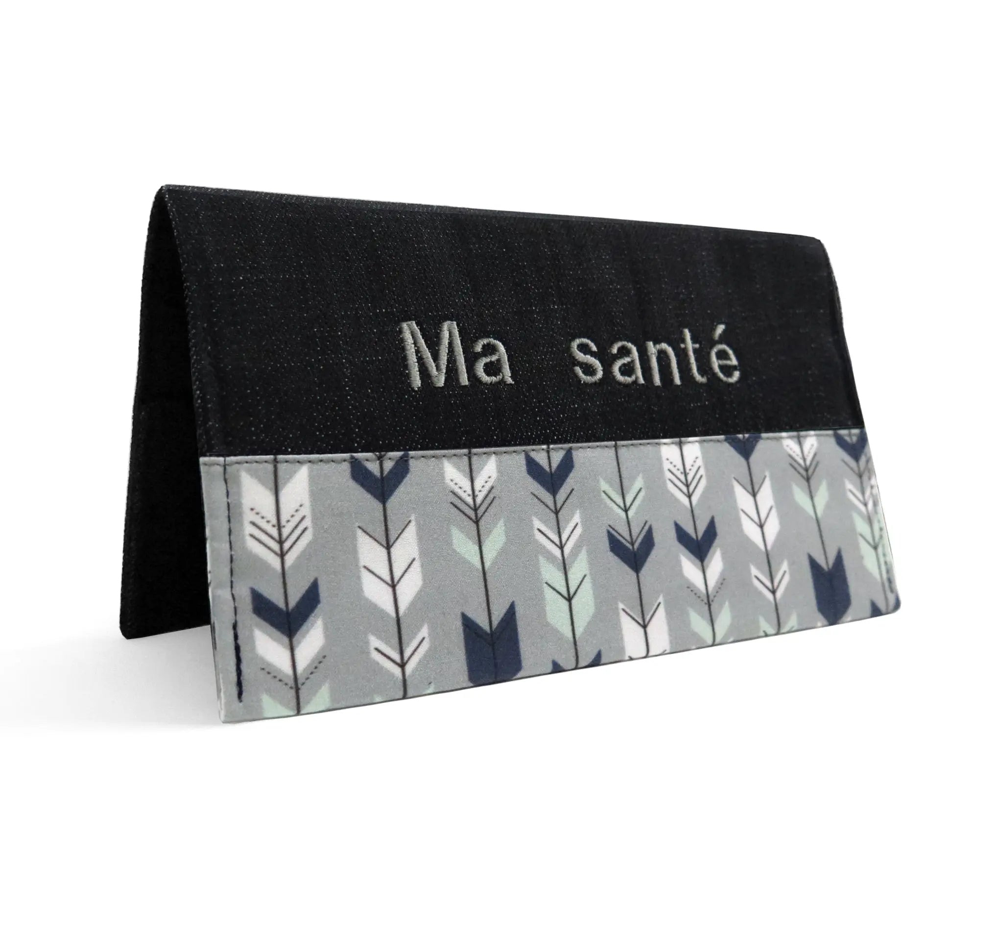 Protège carnet de santé personnalisé Lolikö Flèche grise Lolikö