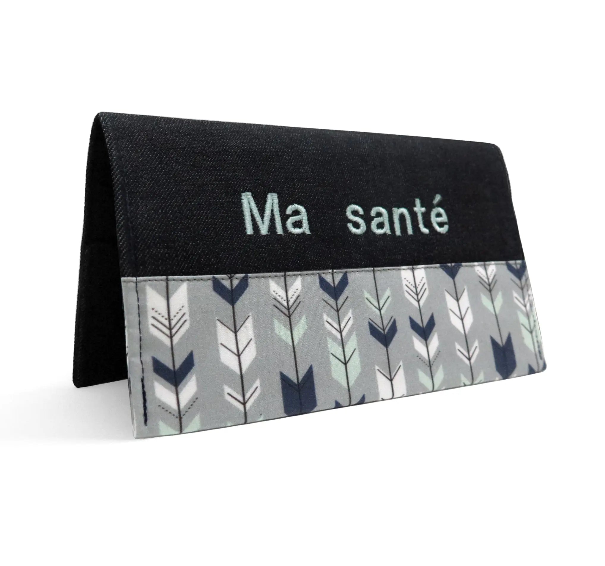 Protège carnet de santé personnalisé Lolikö Flèche grise Lolikö