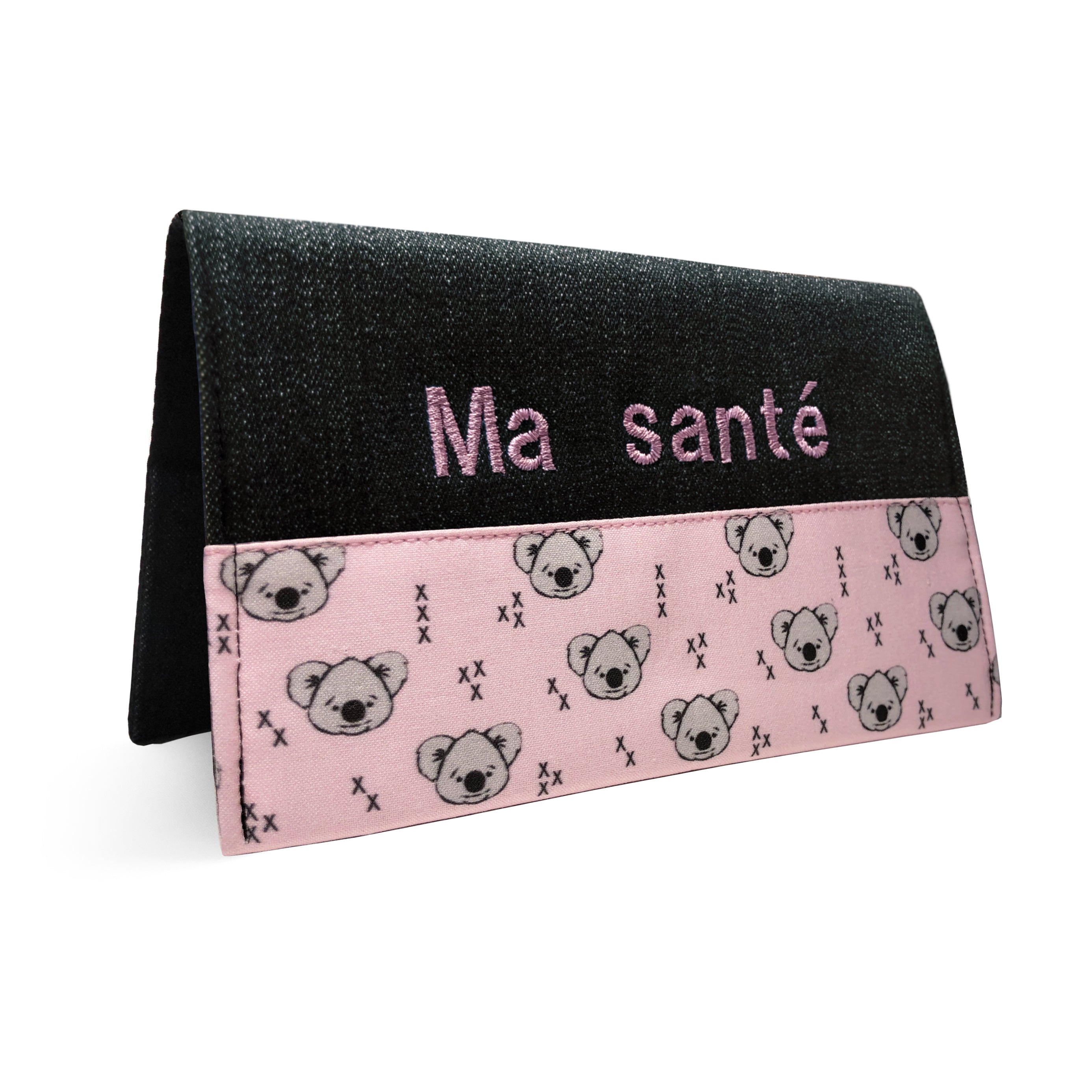 Protège carnet de santé personnalisé Lolikö Koala rose Lolikö