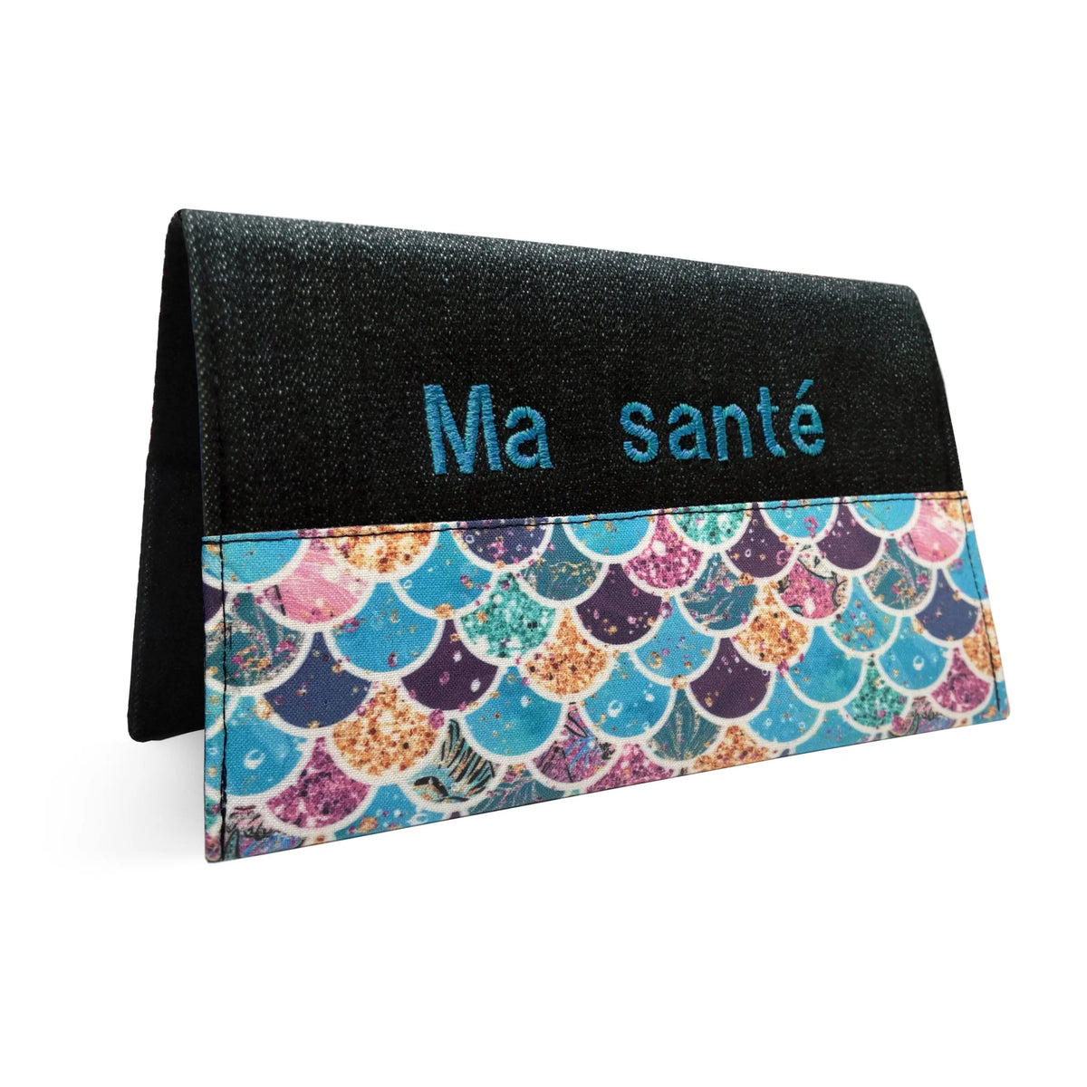Protège carnet de santé personnalisé Lolikö Sirène turquoise Lolikö