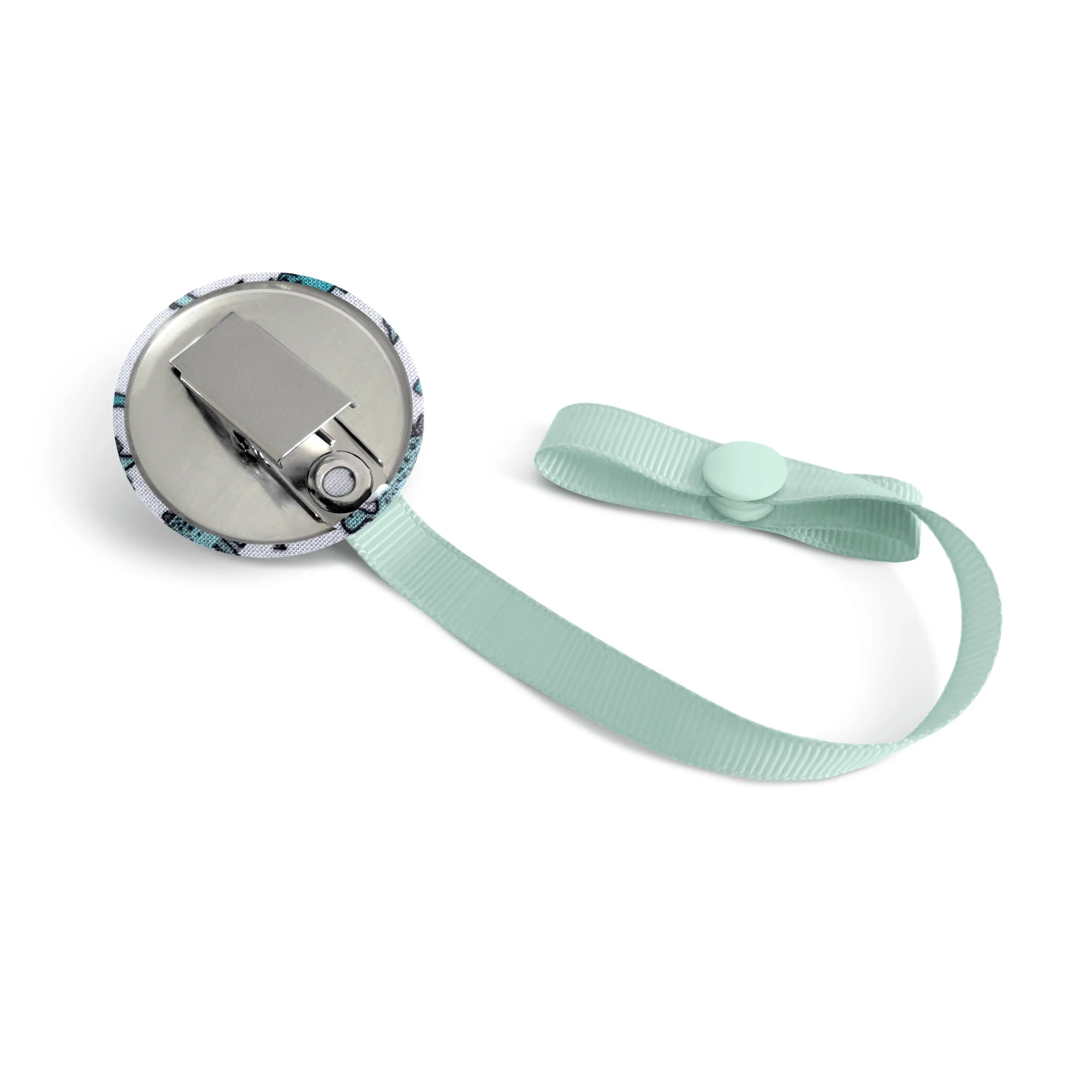 Attache-suce Lolikö Dino turquoise (motif : Caja_design) Lolikö