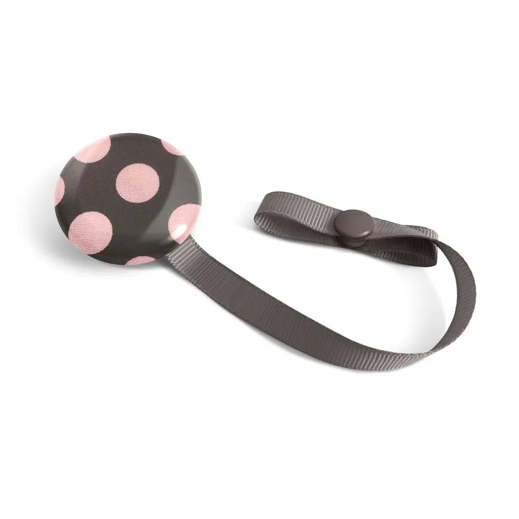 Attache-suce Lolikö / Pois rose et gris Lolikö