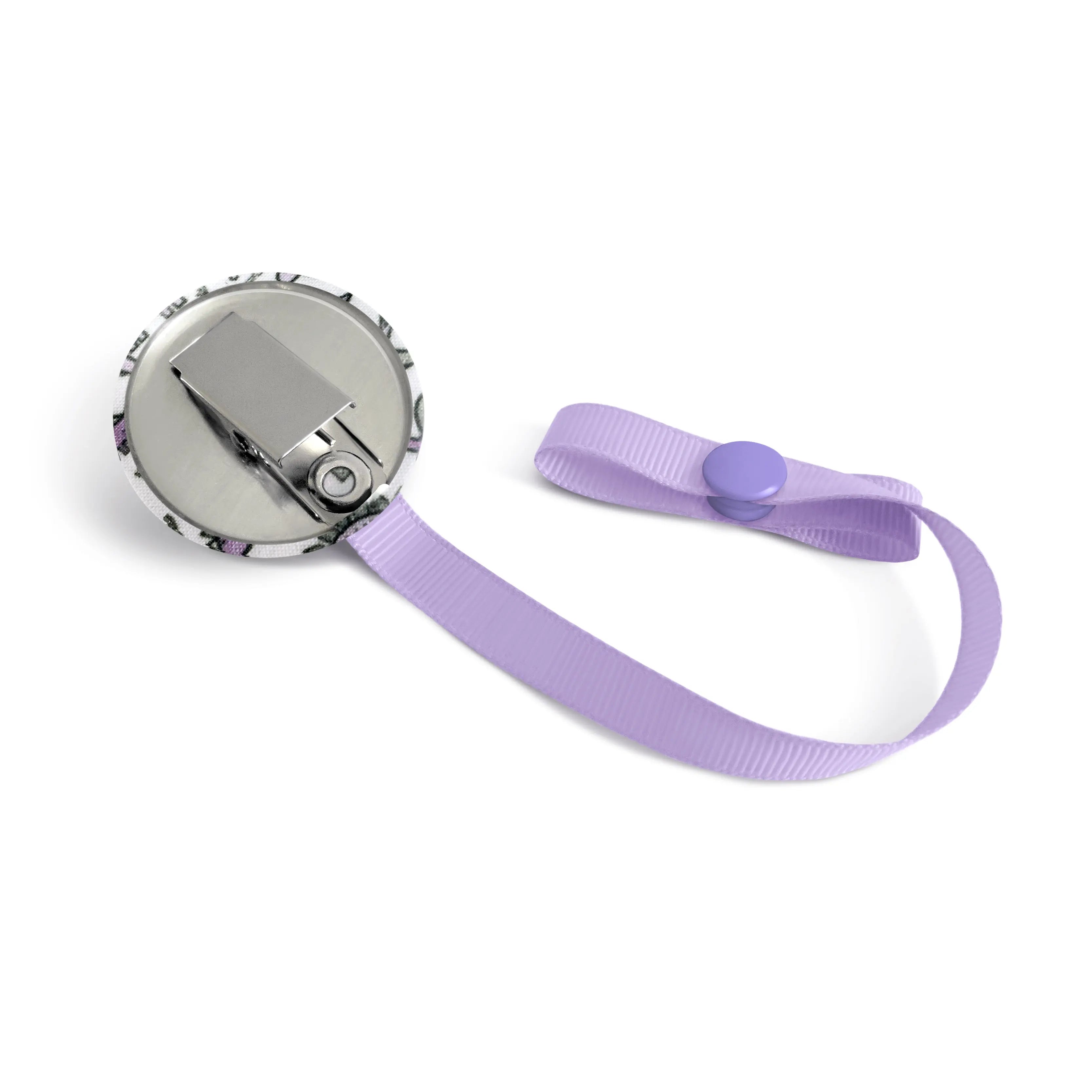 Attache-suce Lolikö Dino lilas (motif : Caja_design) Lolikö