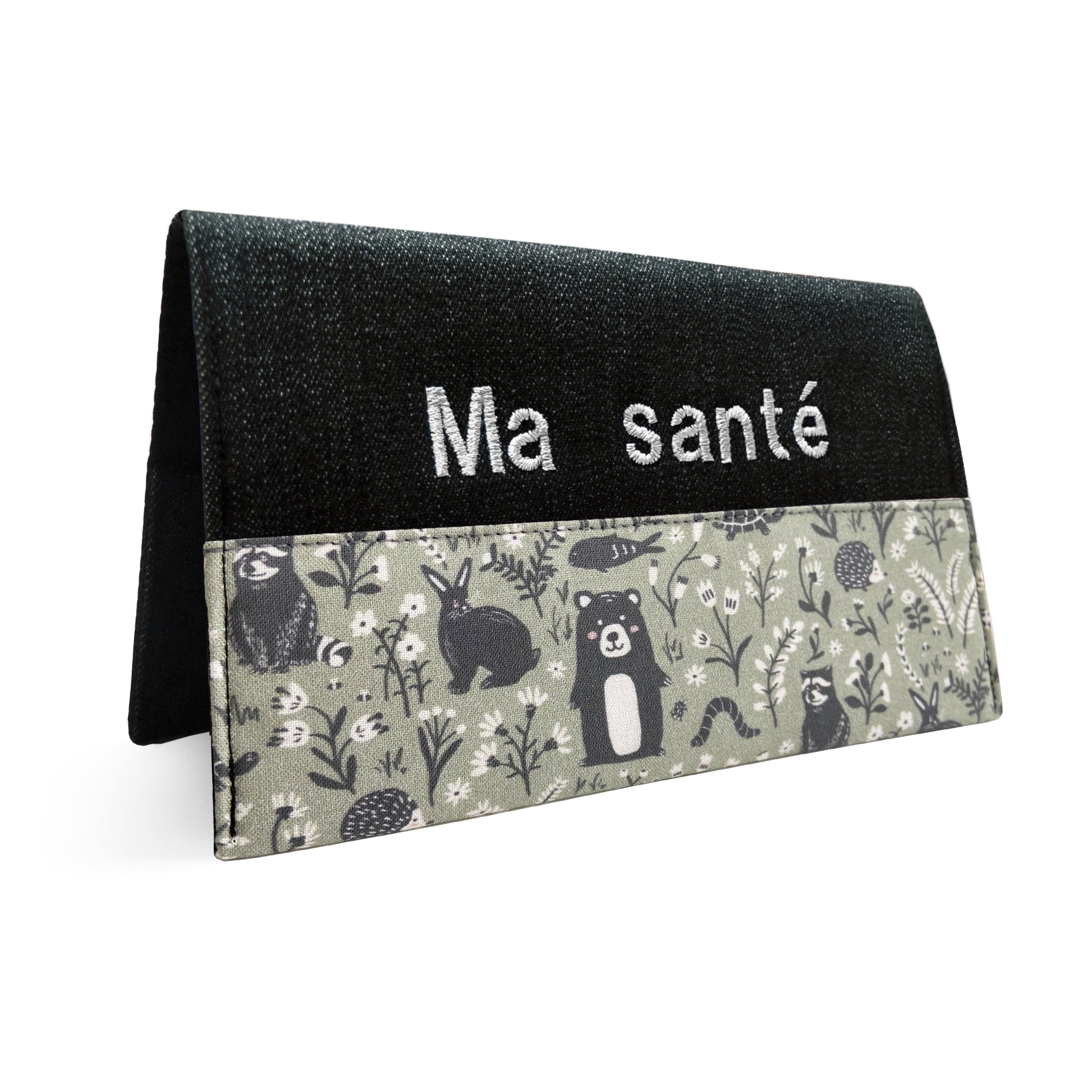 Protège carnet de santé personnalisé Lolikö sous-bois