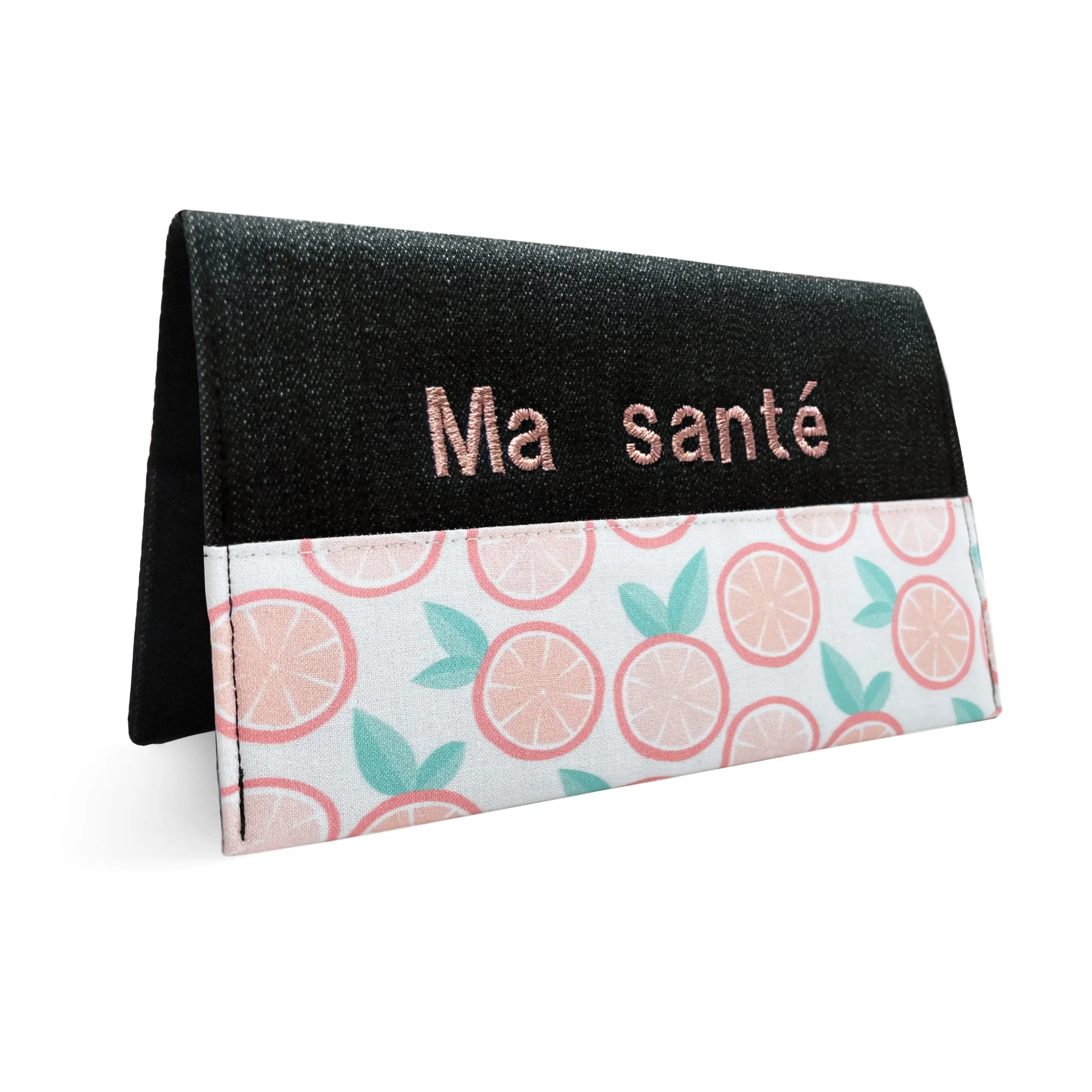 Protège carnet de santé personnalisé Lolikö agrume Lolikö