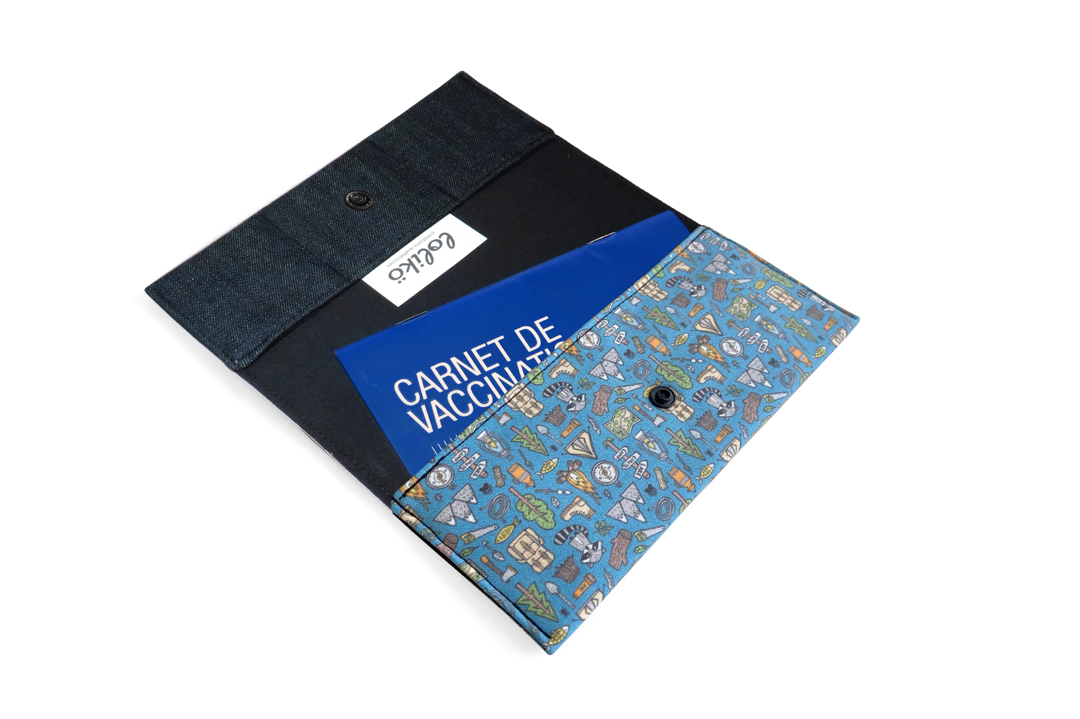 Protège carnet de santé personnalisé Lolikö Camping