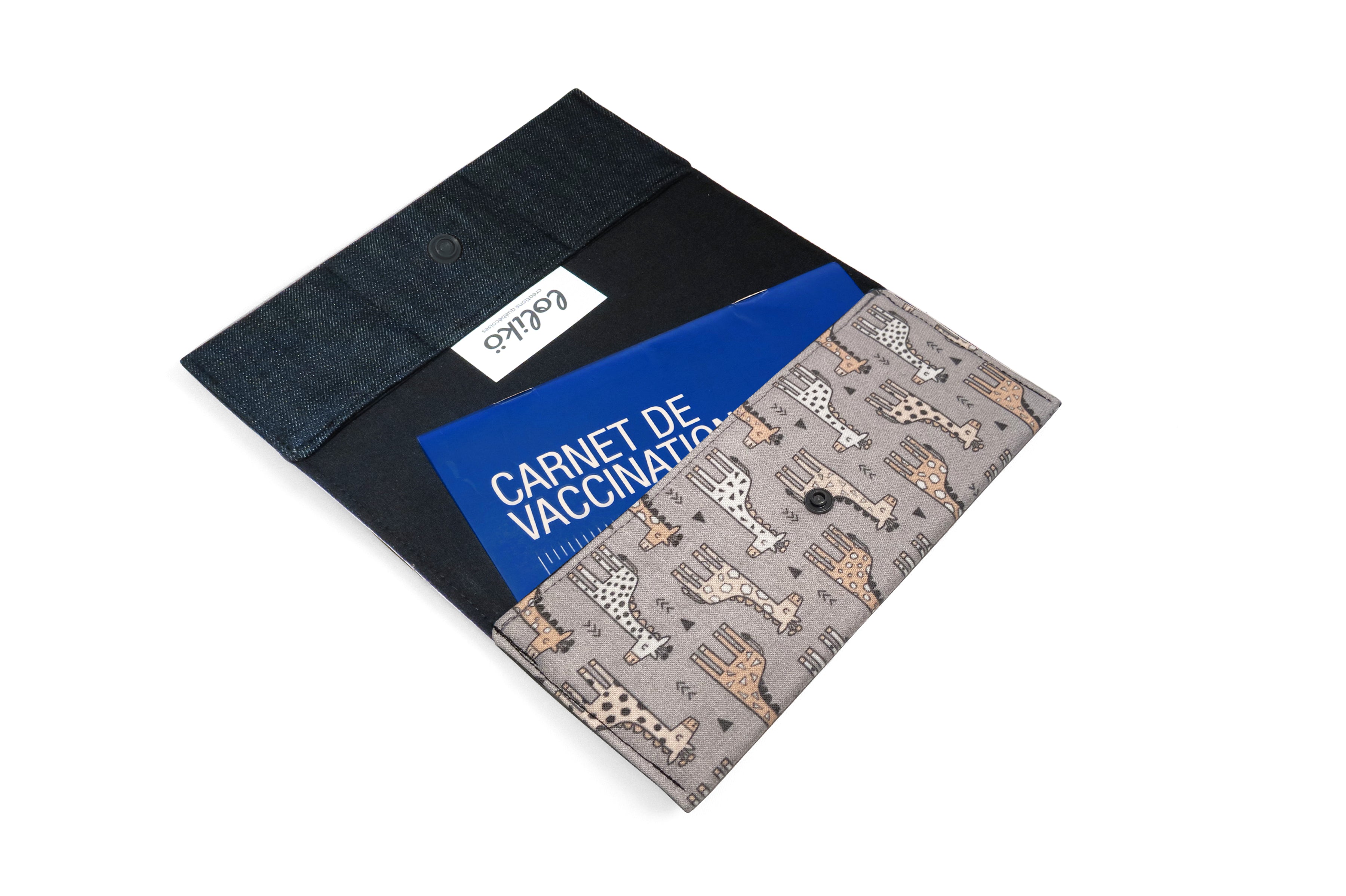 Protège carnet de santé Lolikö Girafe beige