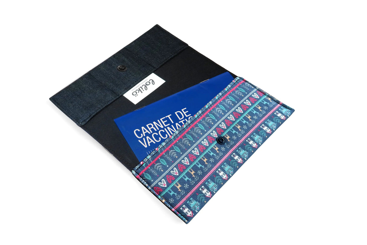 Protège carnet de santé personnalisé Lolikö Festif multi Lolikö