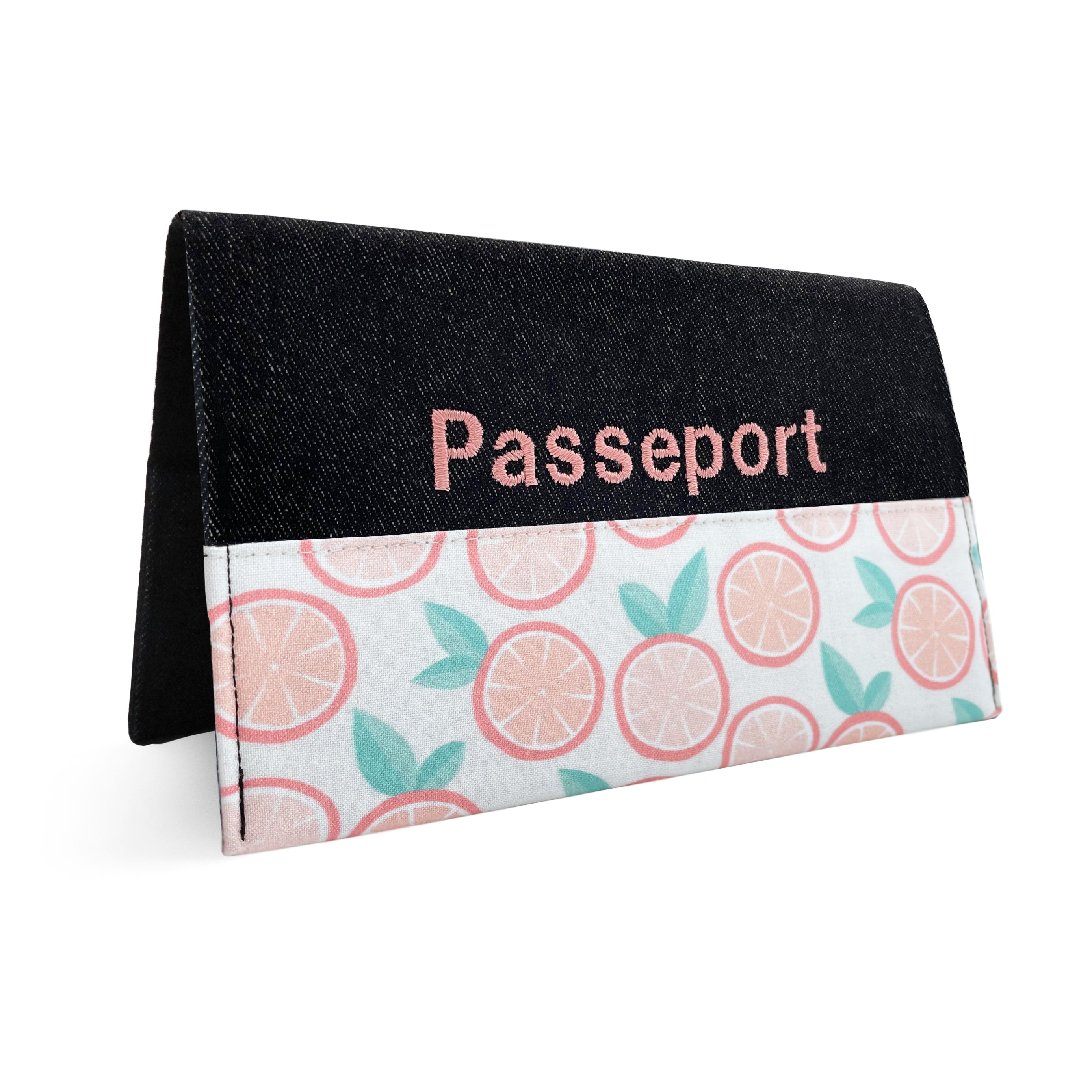 Protège passeport personnalisé Lolikö Agrume