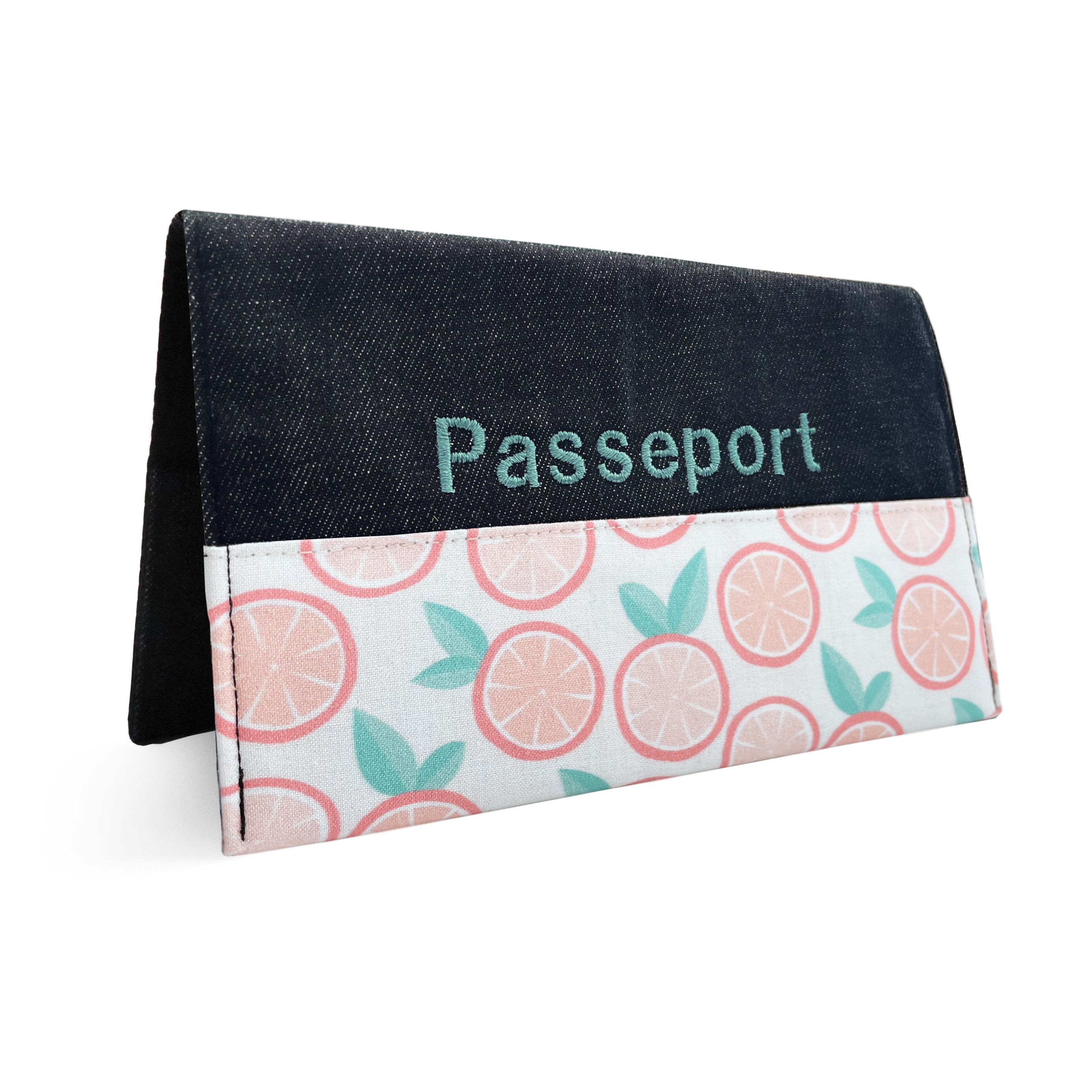 Protège passeport personnalisé Lolikö Agrume
