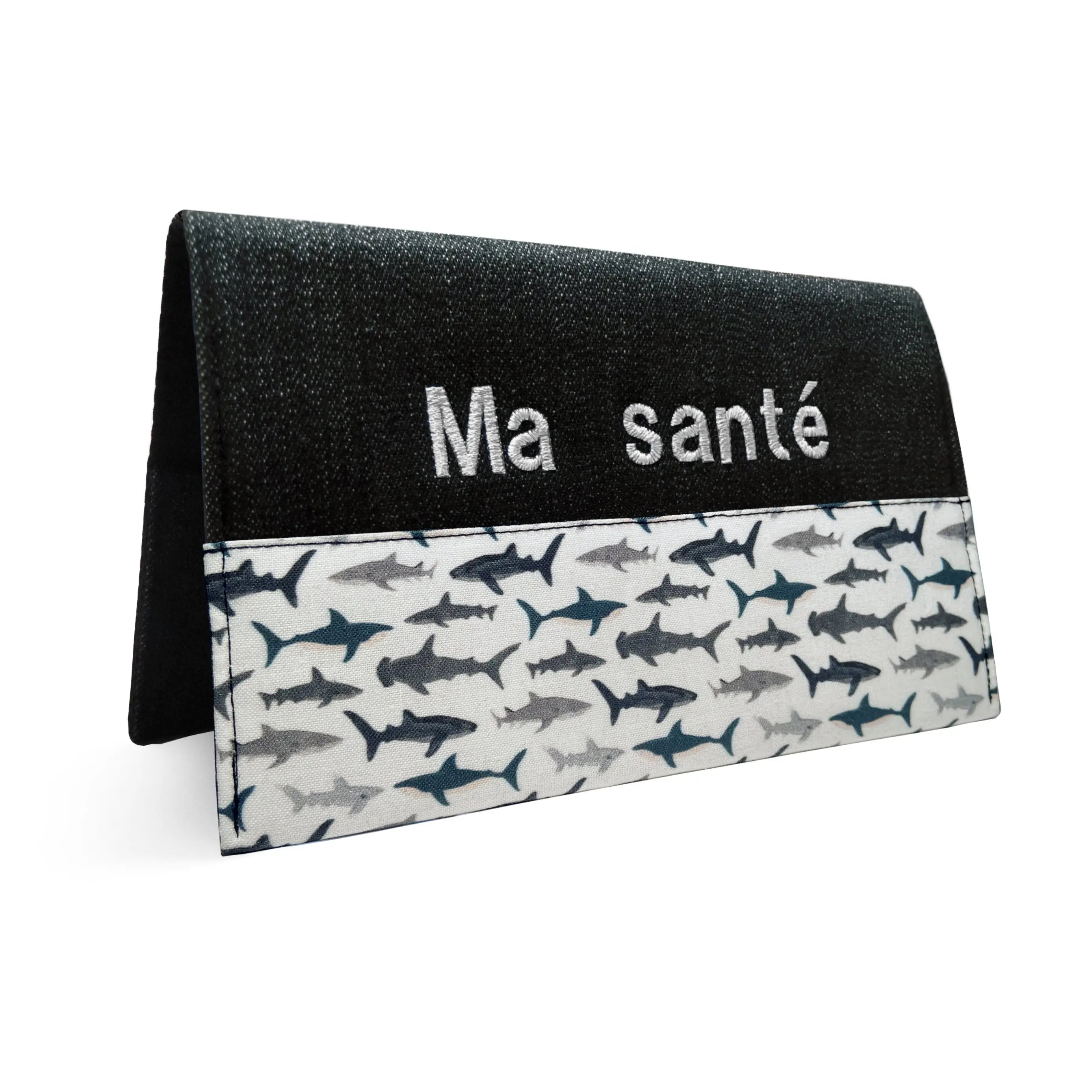 Protège carnet de santé personnalisé Lolikö Requin Lolikö