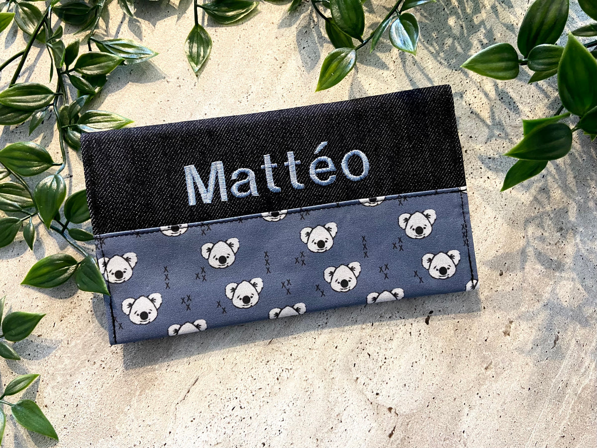 Protège carnet de santé personnalisé Lolikö Koala Lolikö