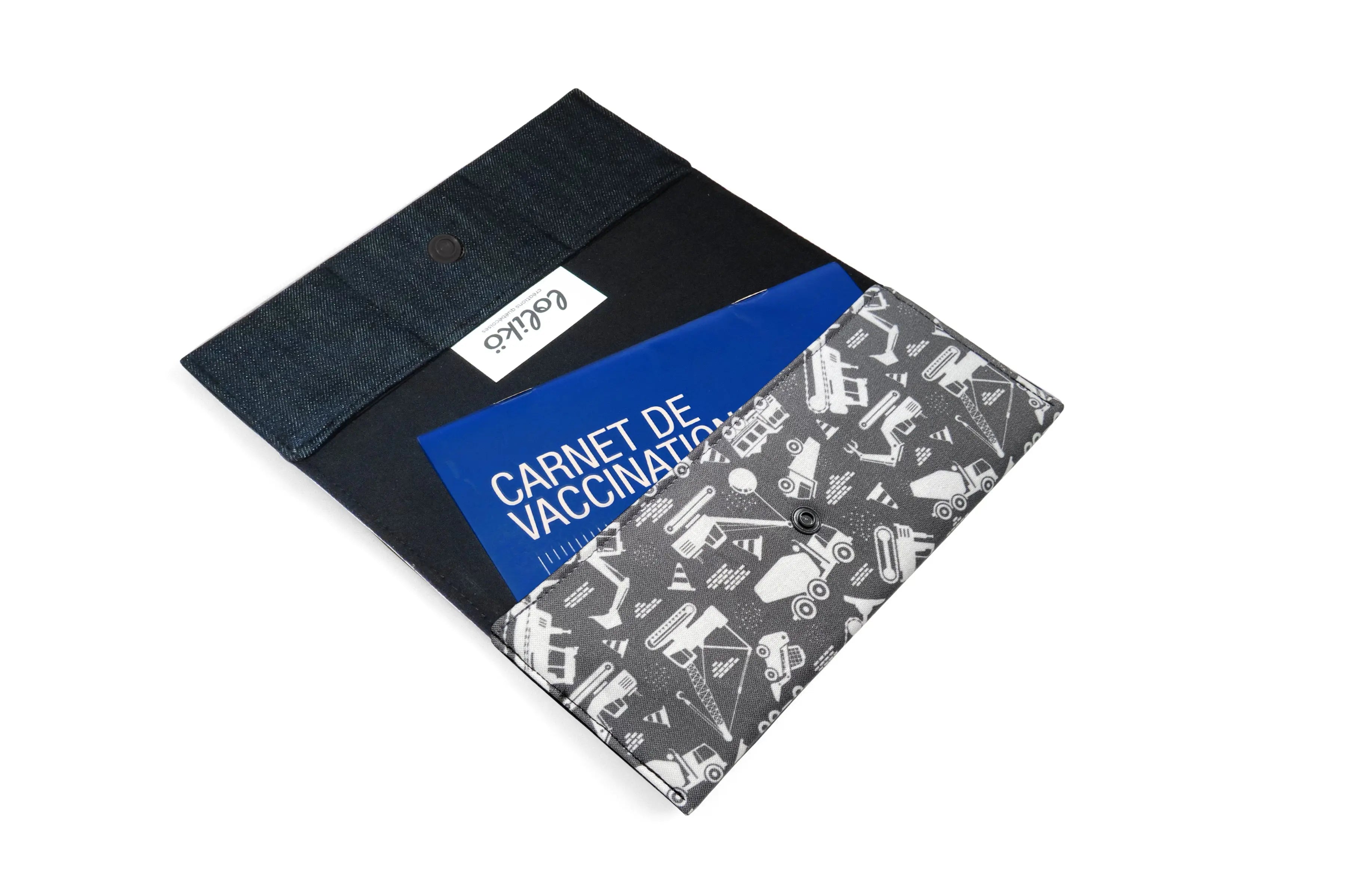 Protège carnet de santé personnalisé Lolikö Construction Lolikö