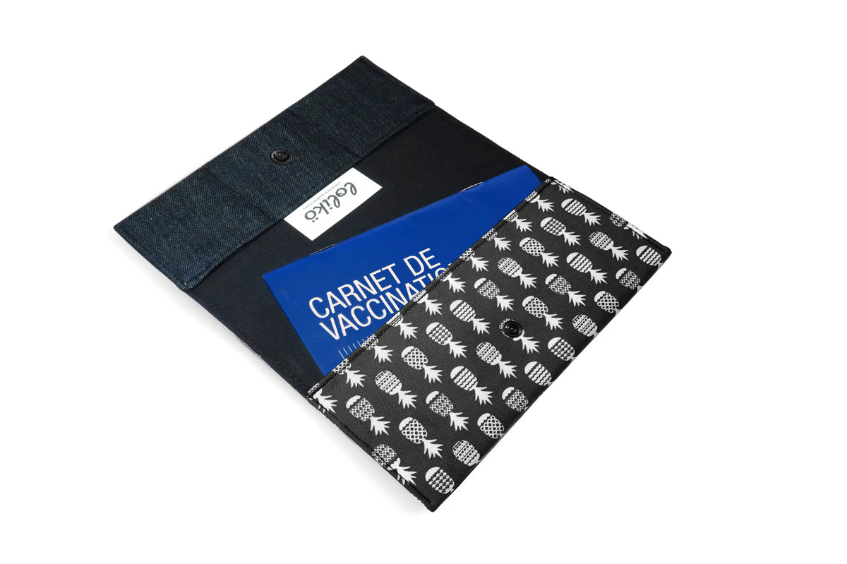 Protège carnet de santé personnalisé Lolikö Ananas Lolikö