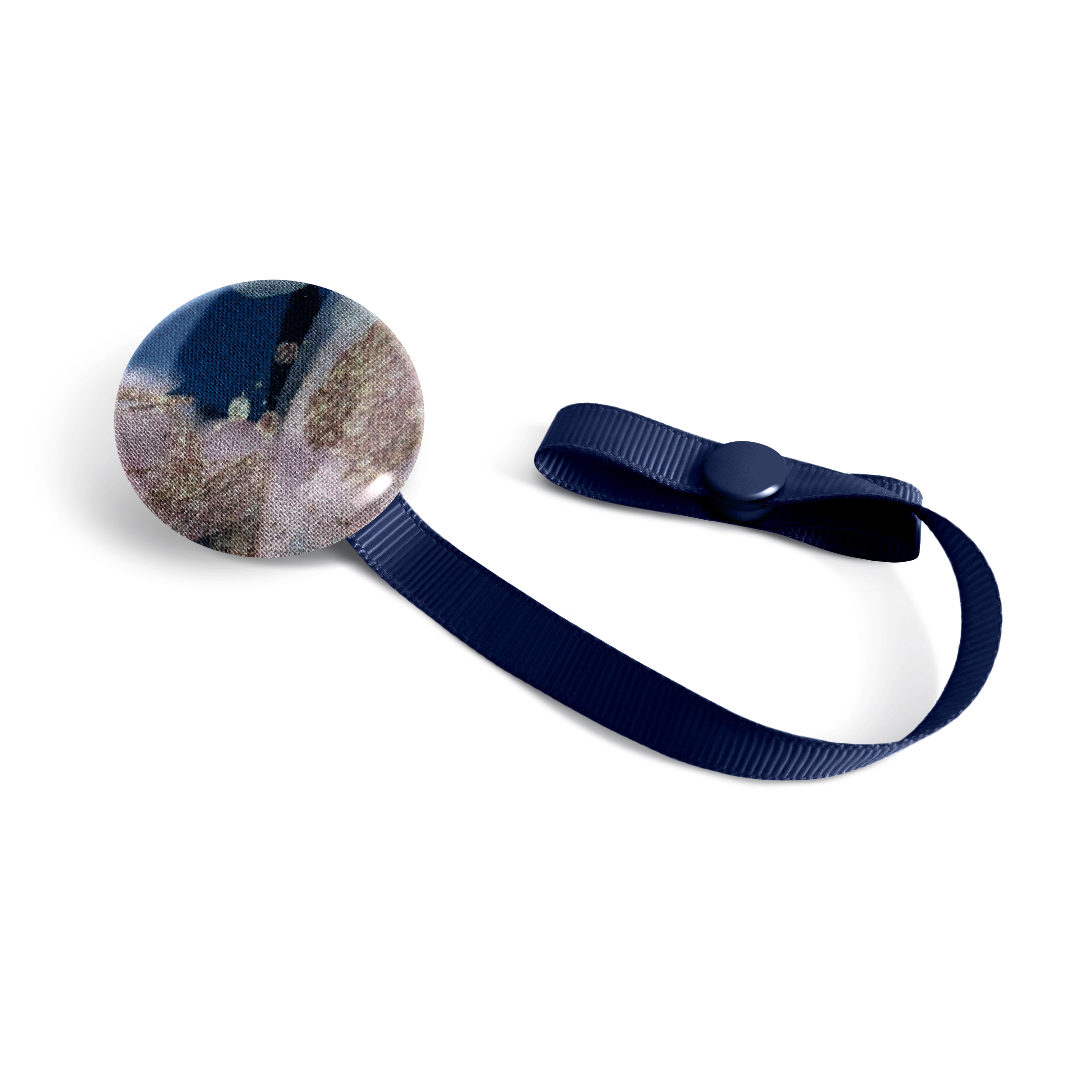 Collabo RMA blue pacifier clip