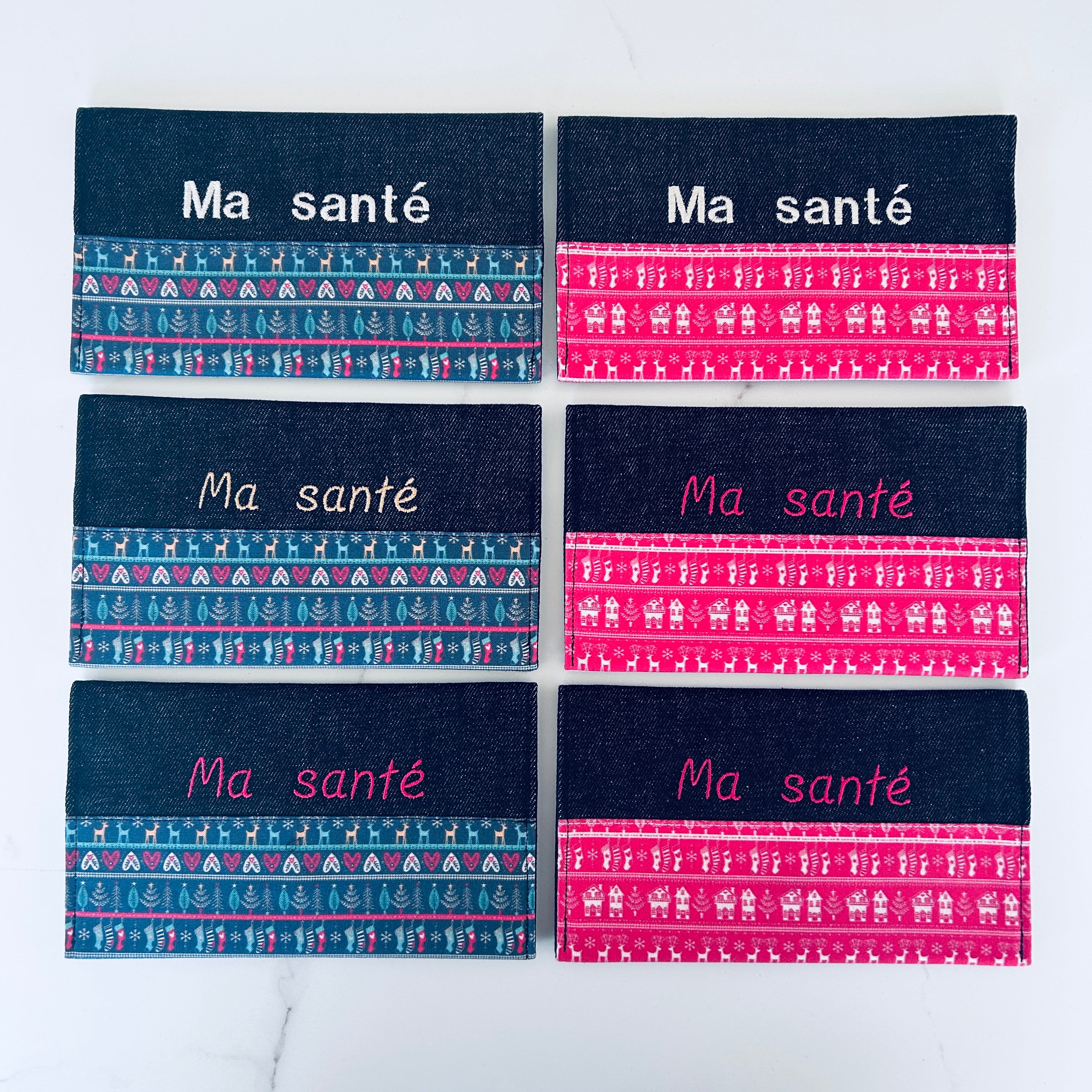 Protèges carnets de santé noël tels quels